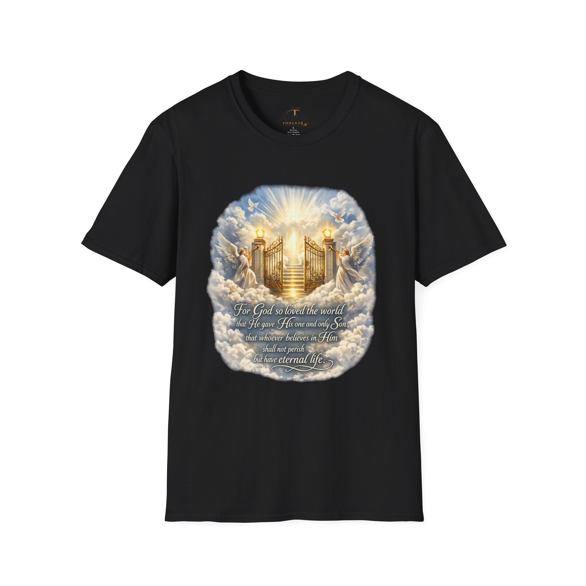 Heavenly Gates T‑Shirt — Inspirational Christian Faith Graphic Tee