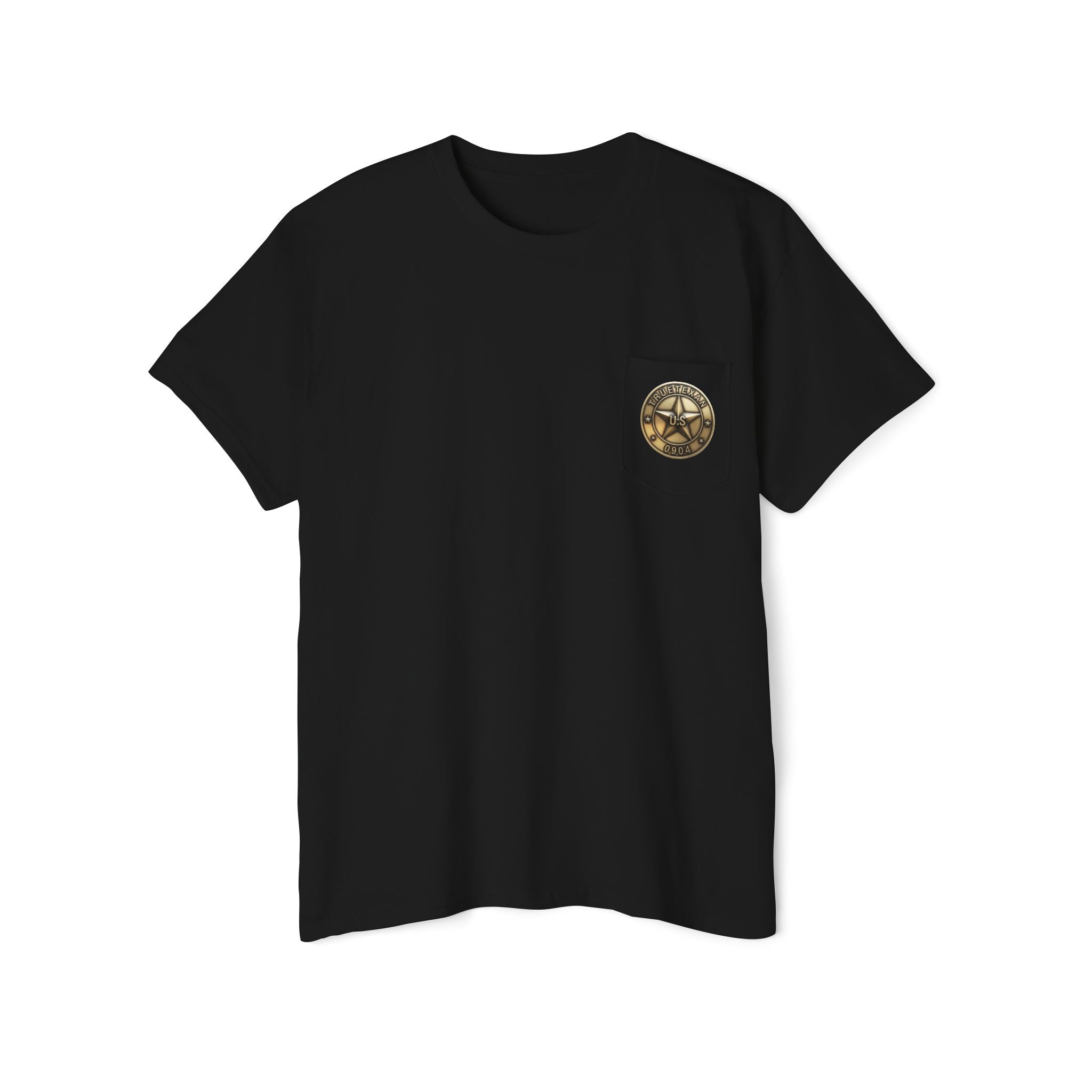 True Texan Badge Unisex Heavy Cotton Pocket Tee