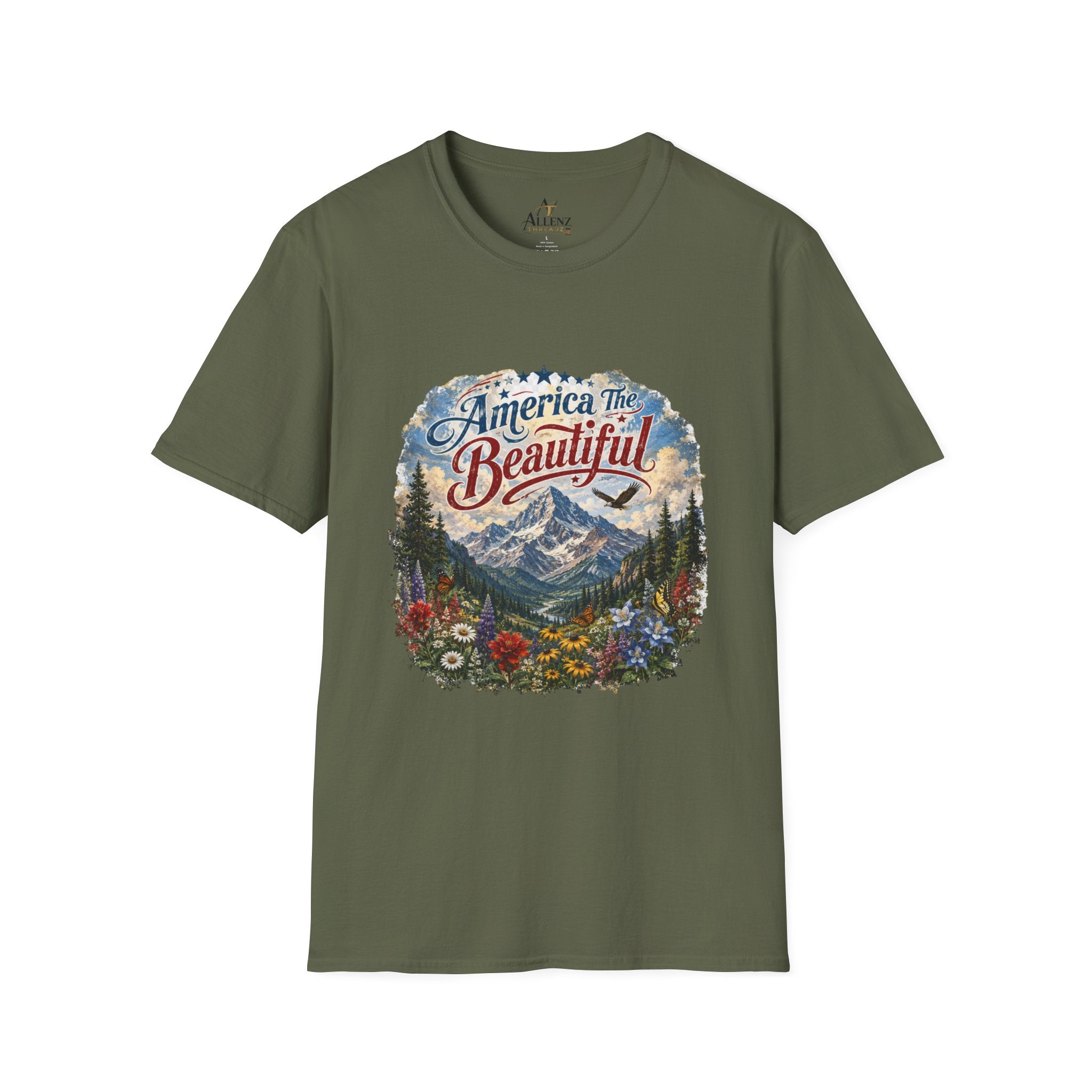 America the Beautiful Unisex Softstyle T-Shirt