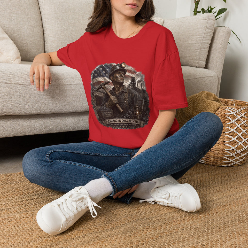 American Coal Miner Unisex Softstyle T-Shirt