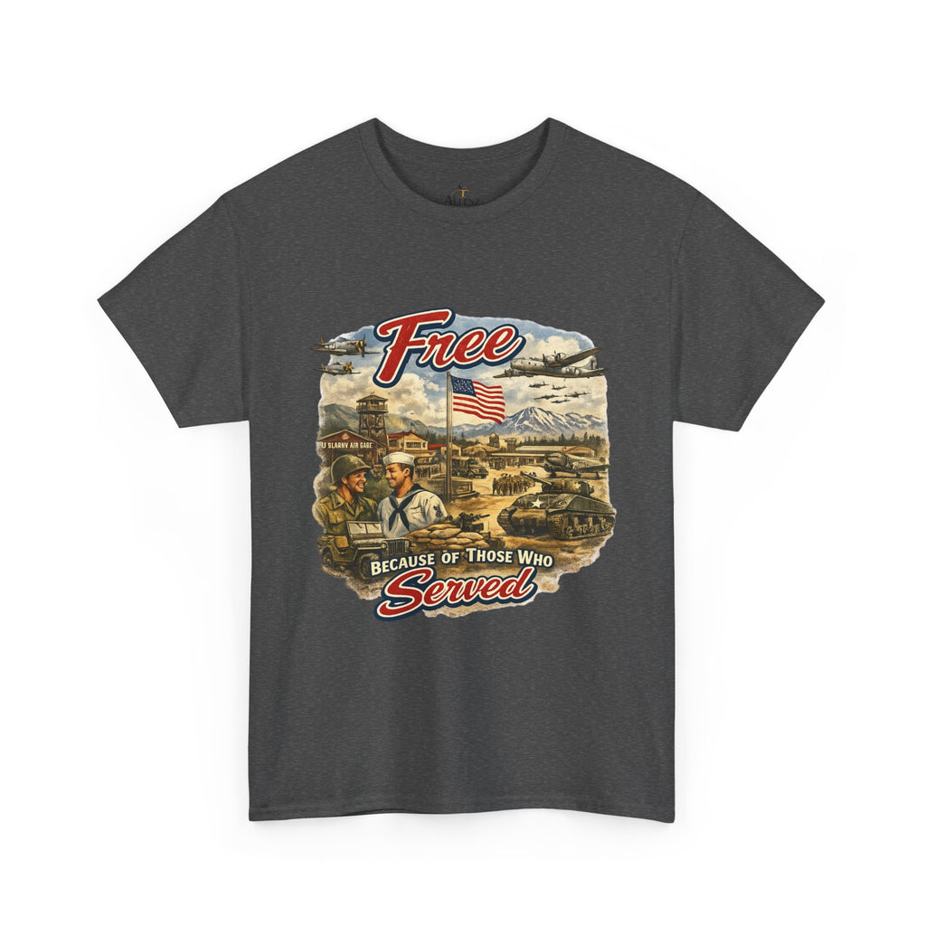 Unisex Heavy Cotton Tee - free because of who served