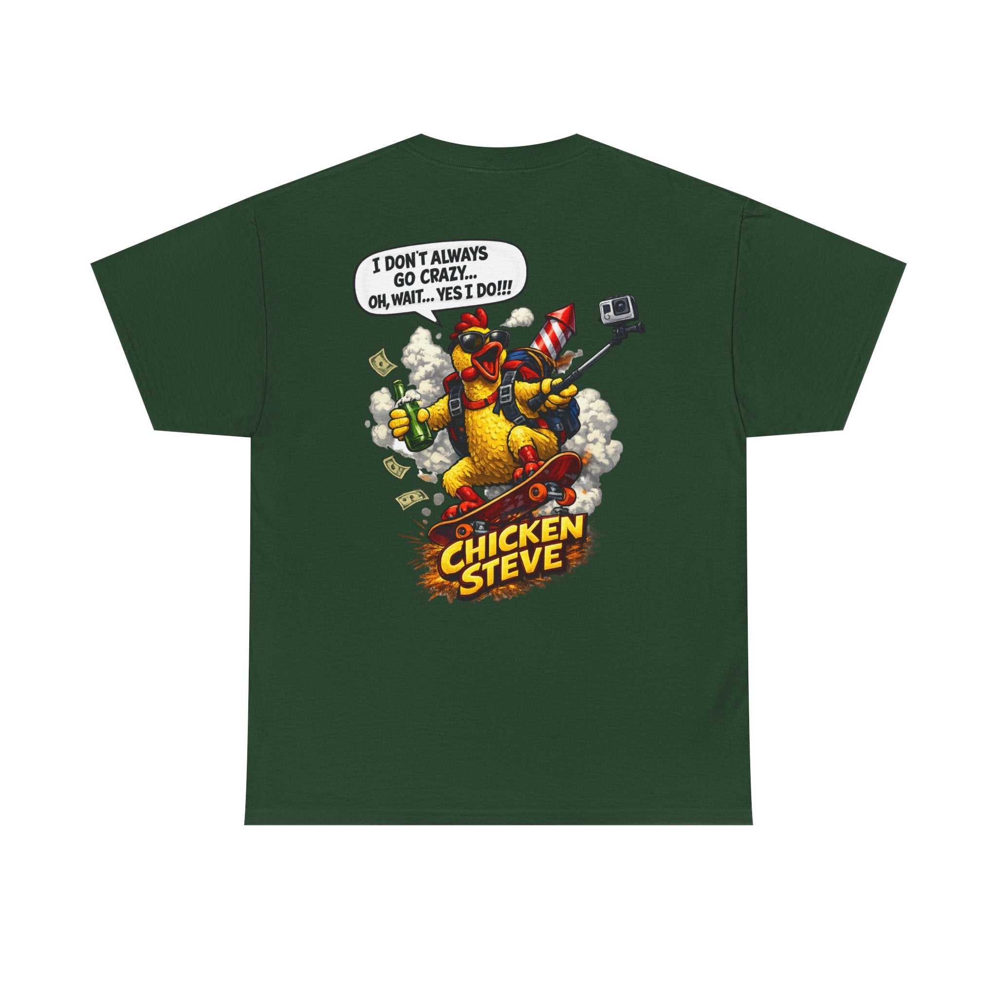 Unisex Heavy Cotton Tee    Chicken Steve's Adventures