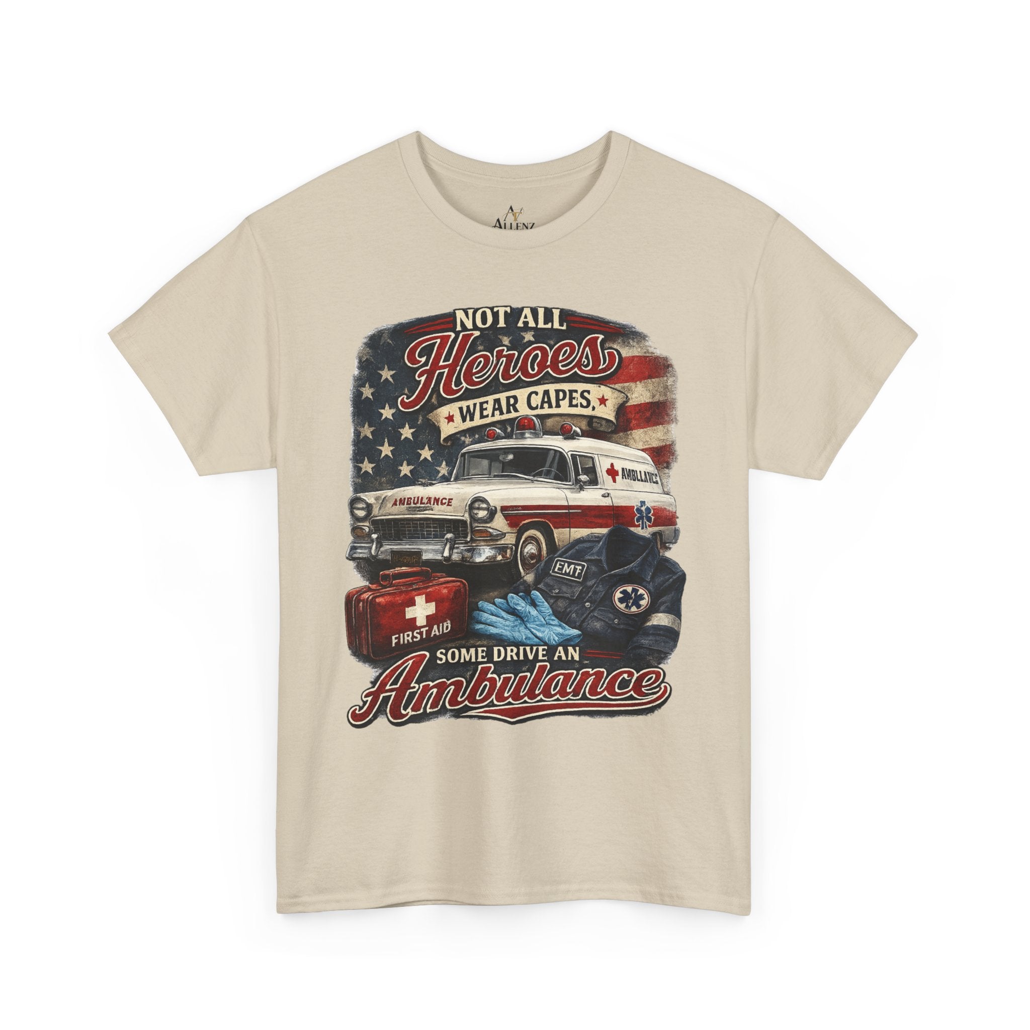 Ambulance Hero Unisex Heavy Cotton Tee