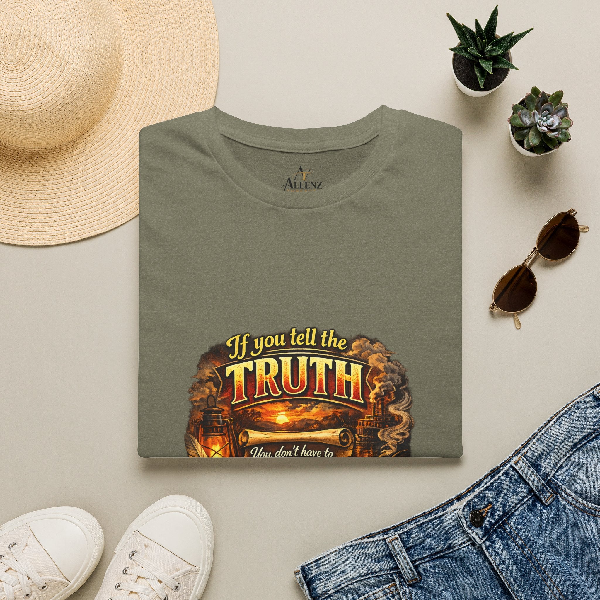 If you tell the truth Unisex Softstyle T-Shirt