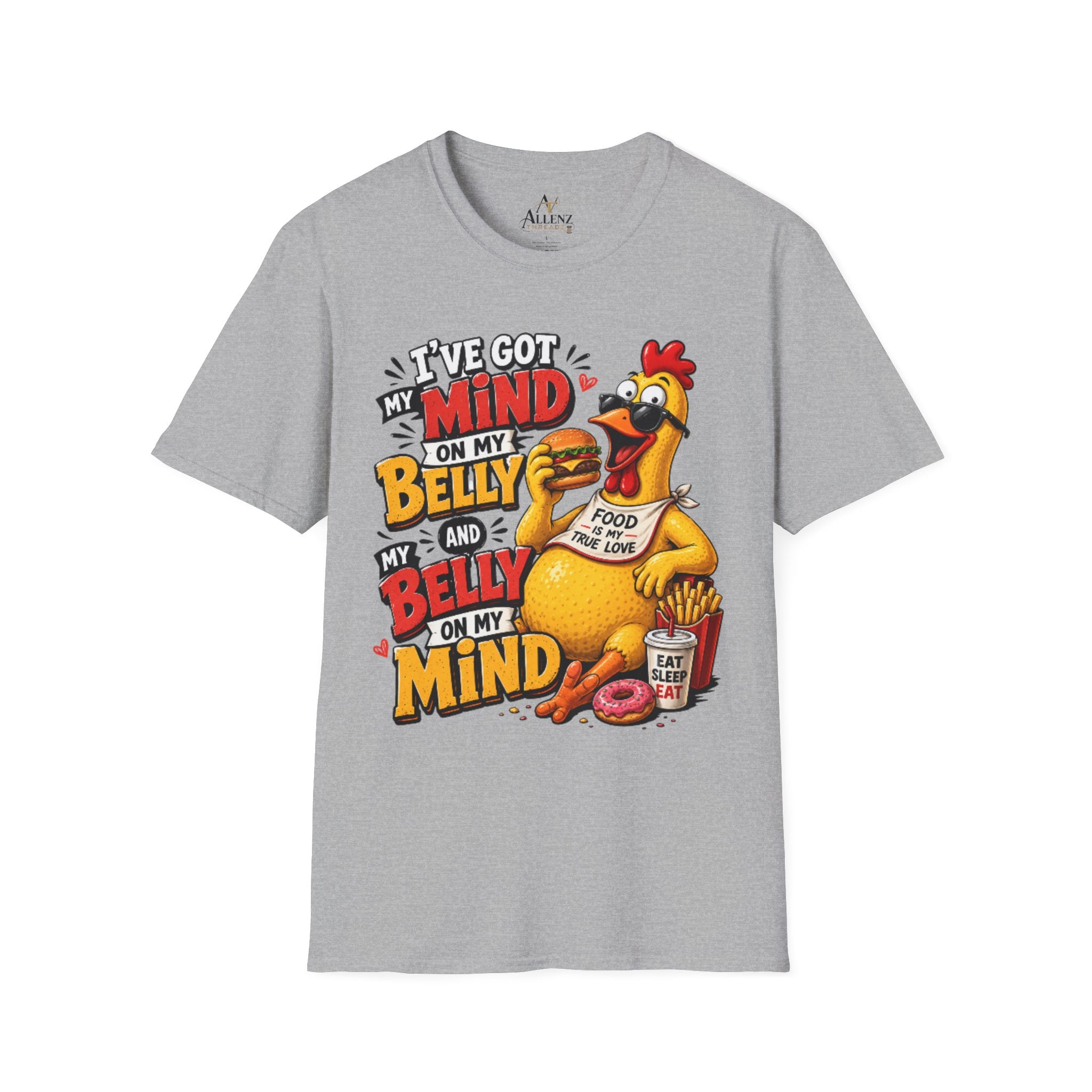 I've Got my Mind on My Belly Unisex Softstyle T-Shirt