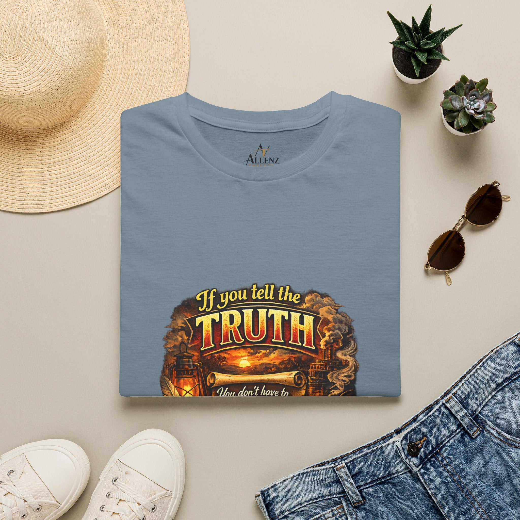 If you tell the truth Unisex Softstyle T-Shirt