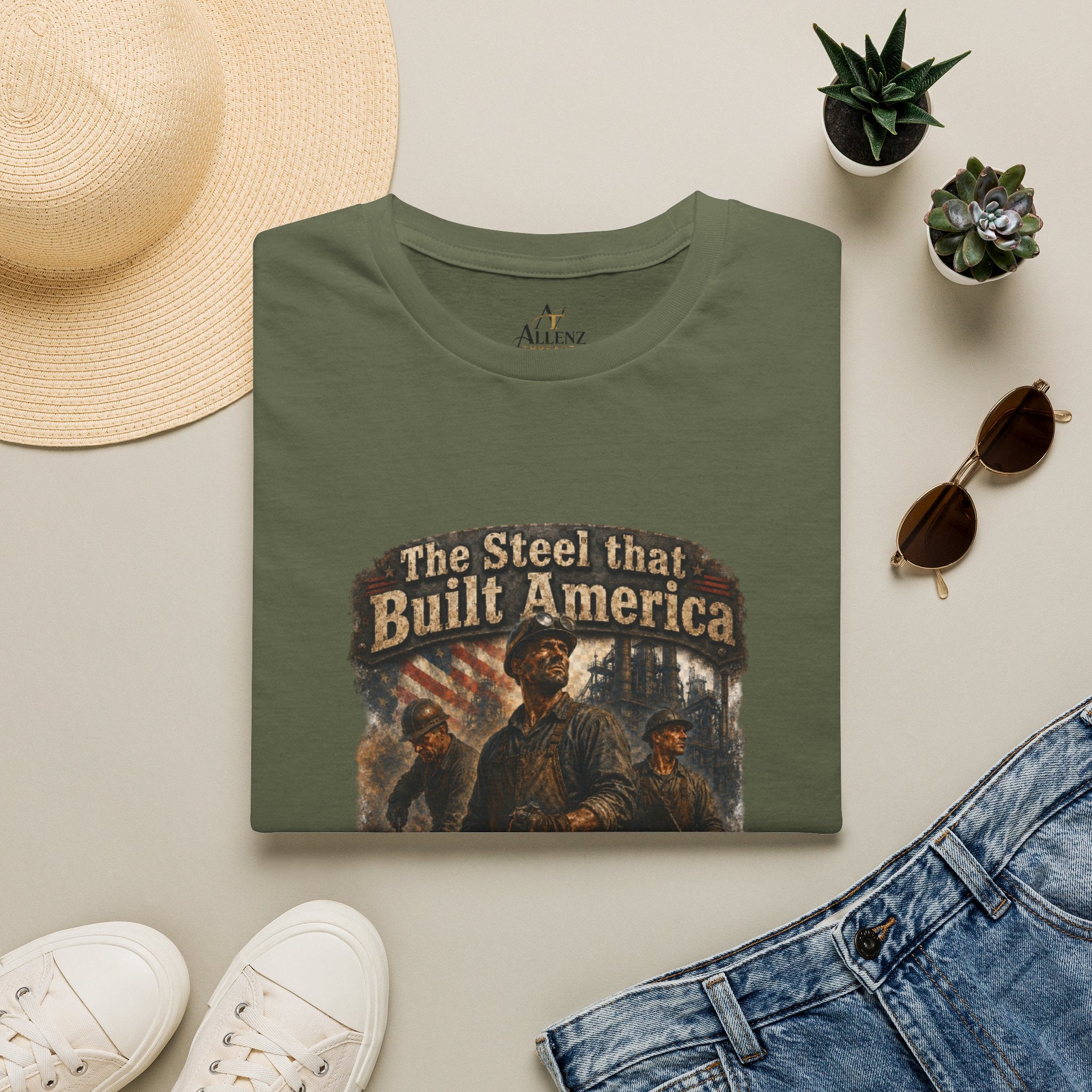 The Steel That Built America Unisex Softstyle T-Shirt