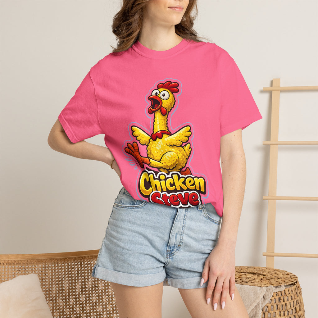 Chicken Steve T-Shirt — Funny Cartoon Chicken Graphic Tee