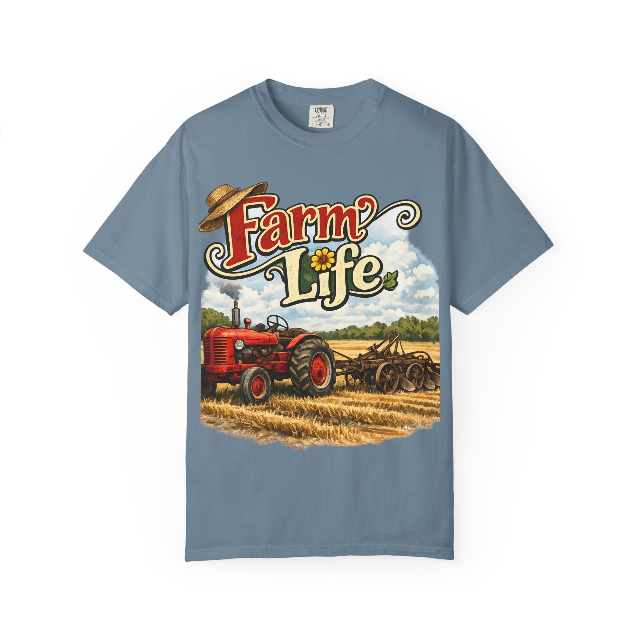 Farm Life T-Shirt — Vintage Tractor Country Graphic Tee