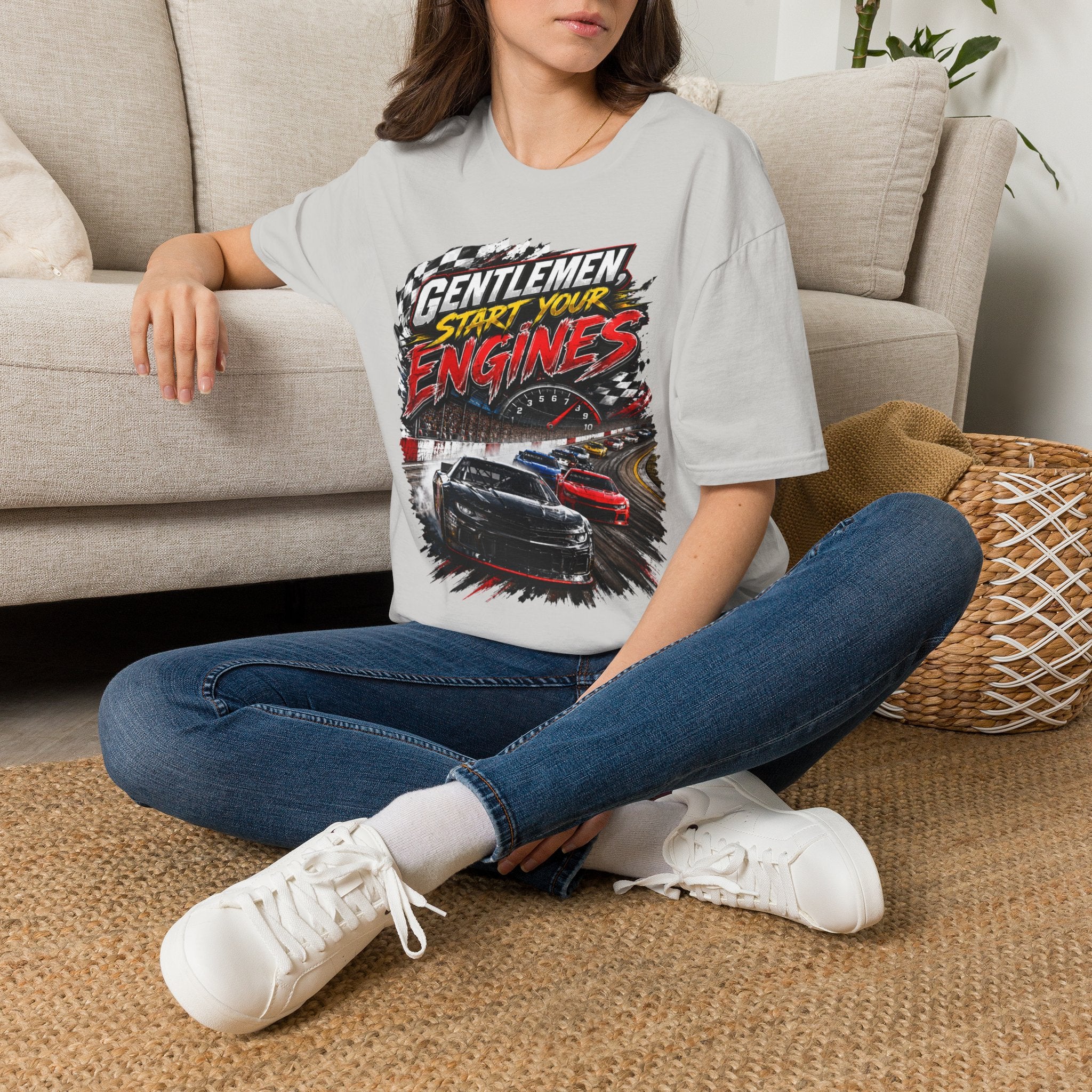 Start Your Engines Racing Unisex Softstyle T-Shirt
