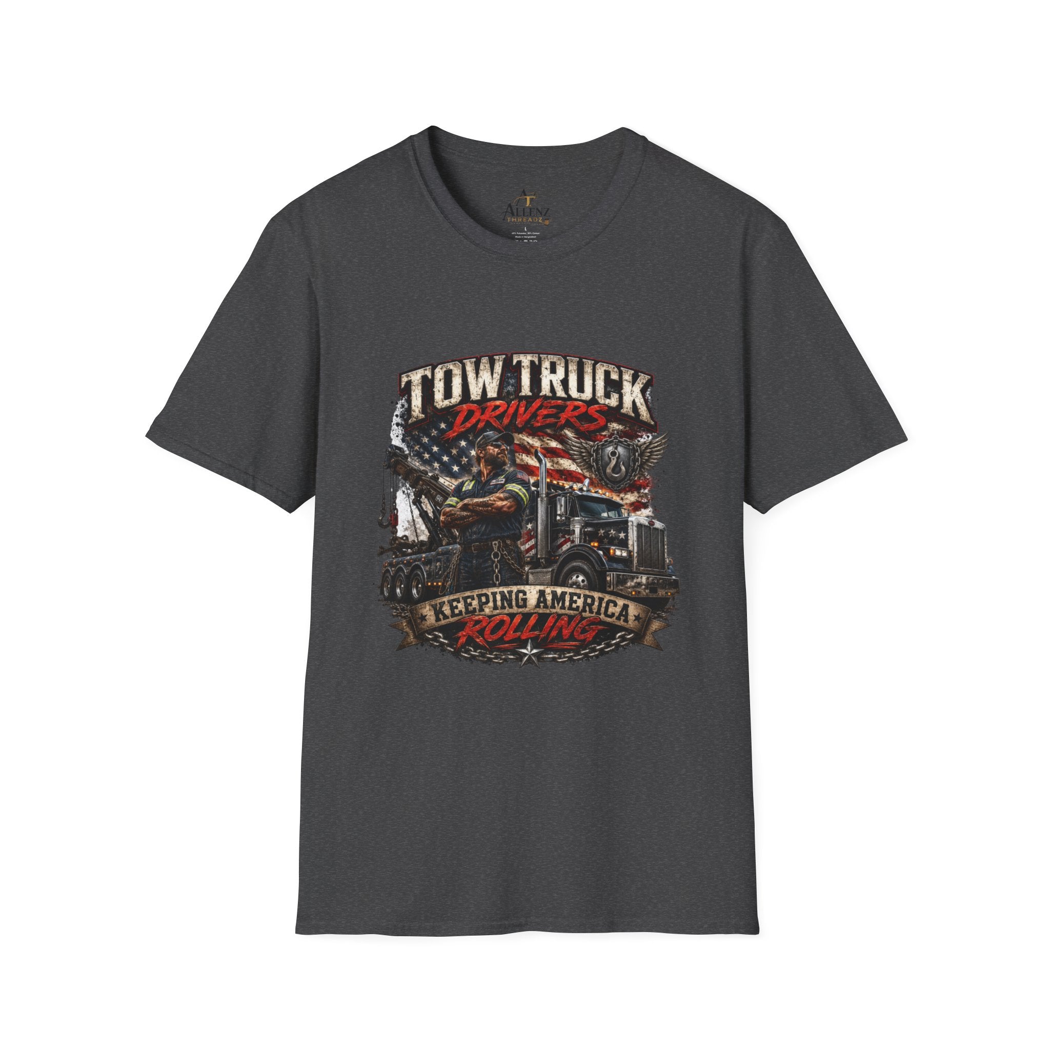 Tow Truck Driver Unisex Softstyle T-Shirt