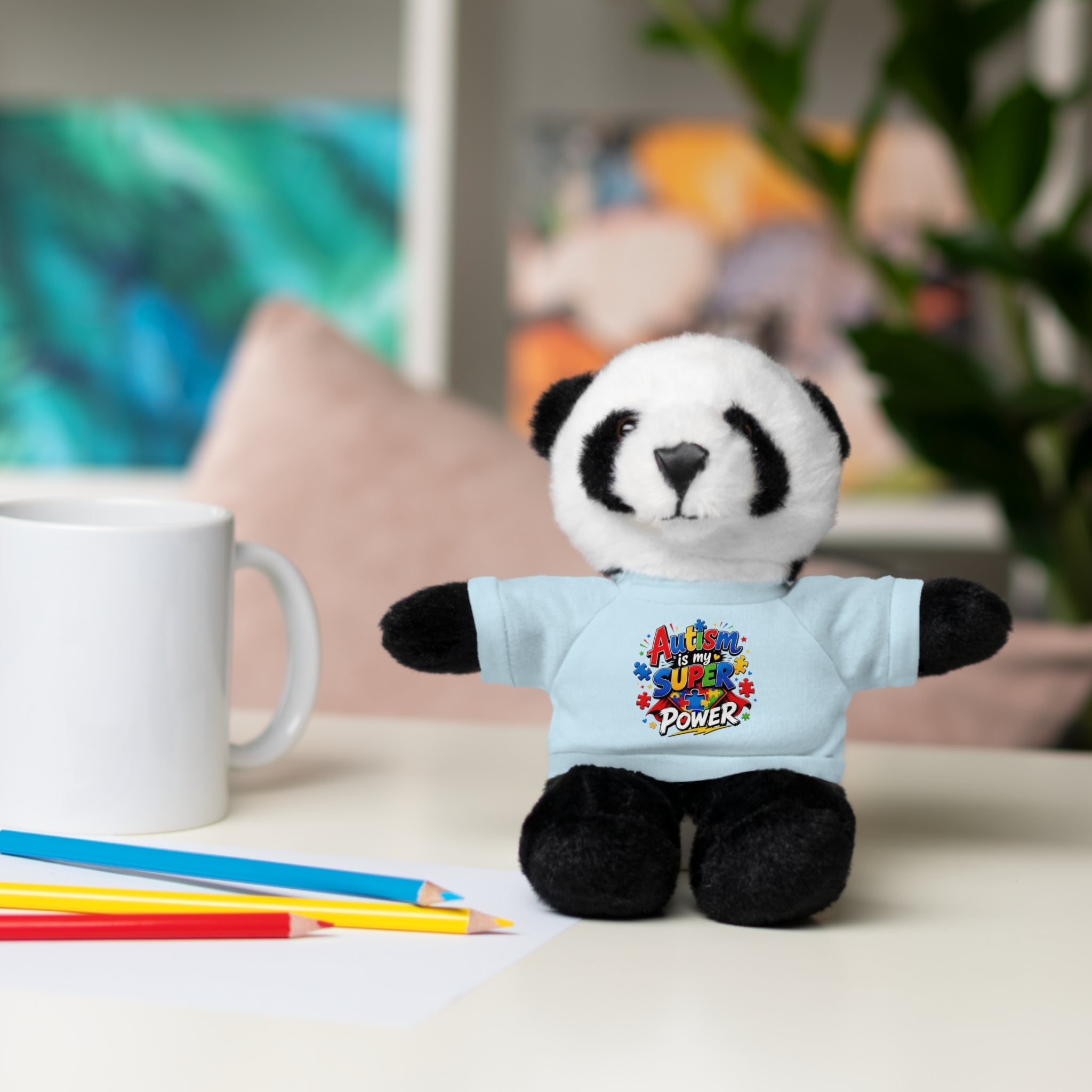 Kids Stuffed Animal with Autism T-Shirt