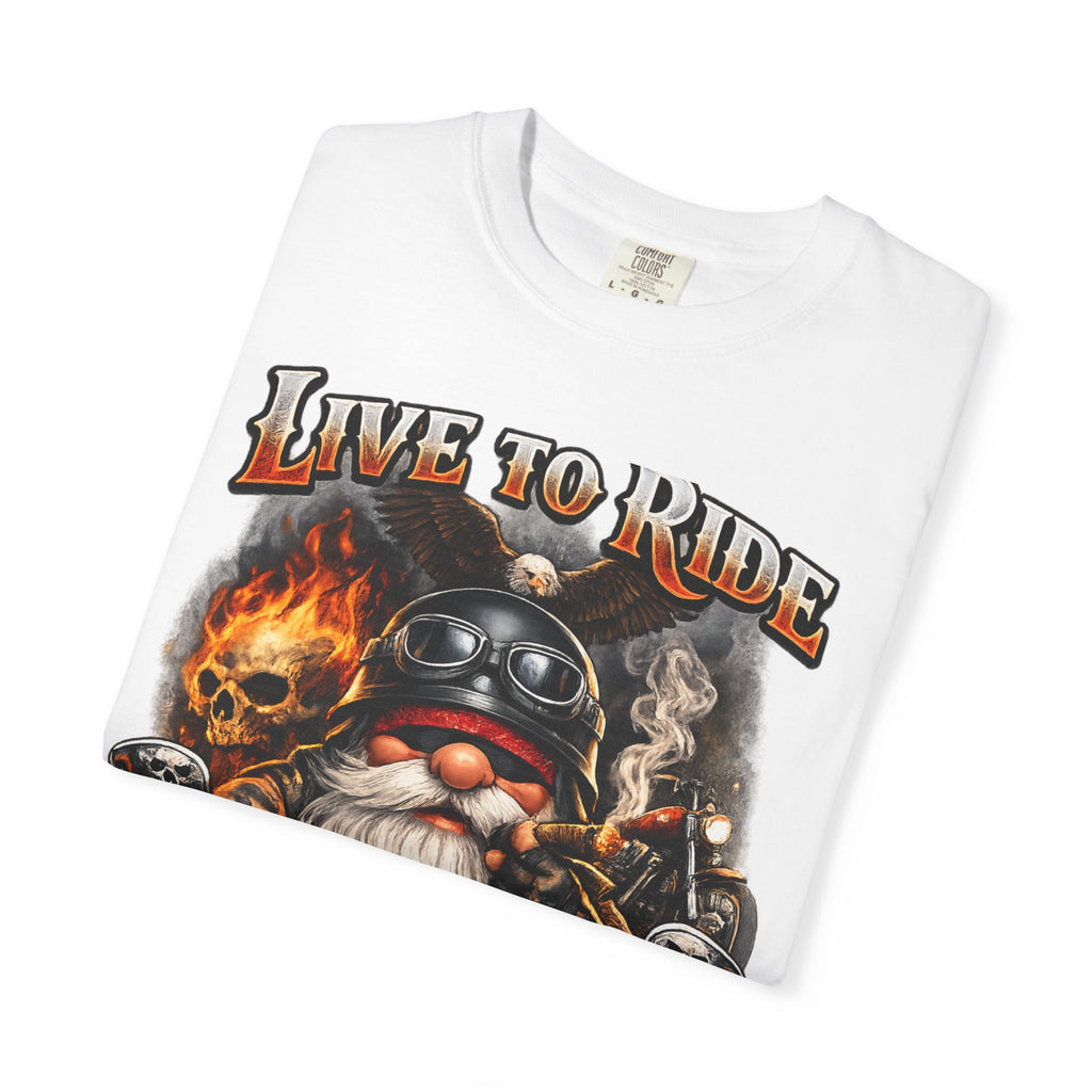 Ride to Live Motorcycle T-Shirt — "Live to Ride, Ride to Live" Graphic Tee