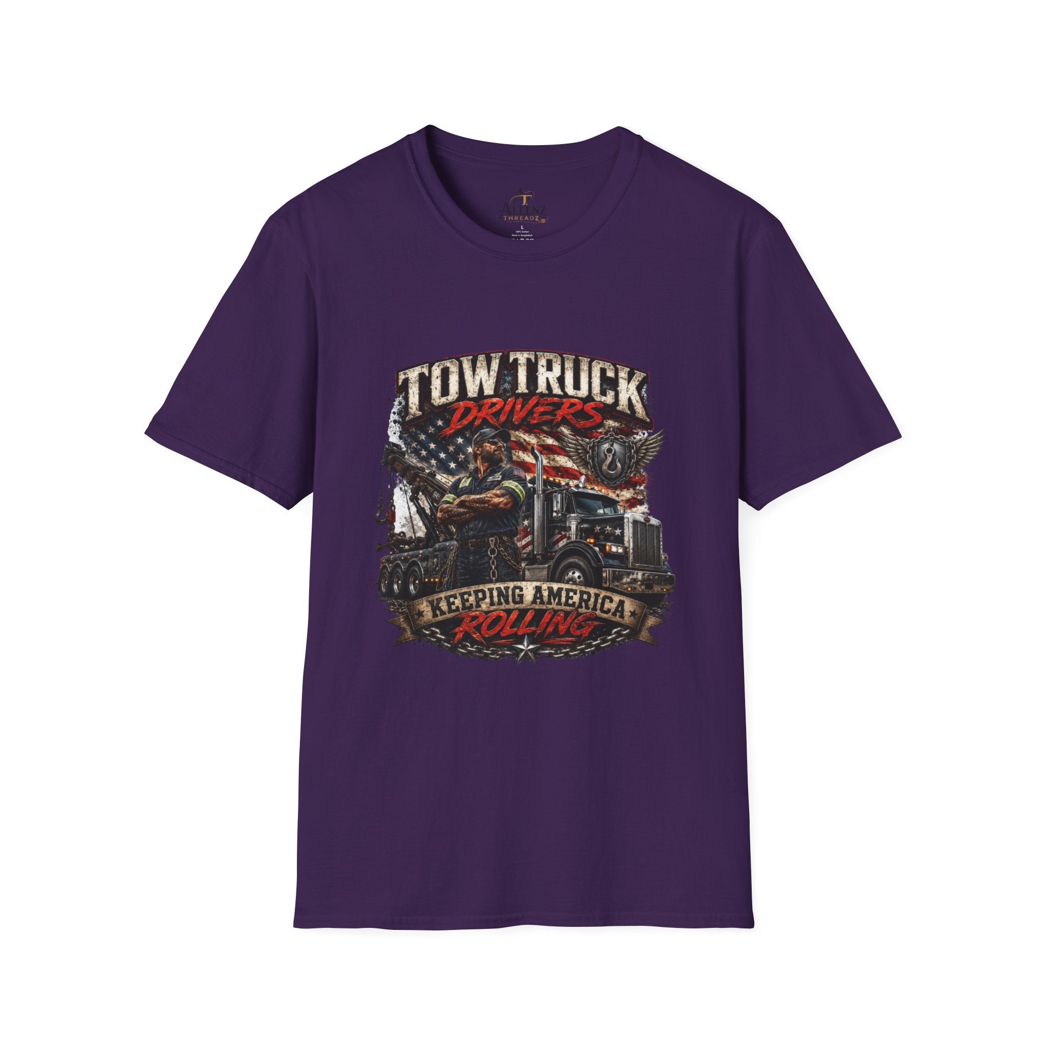 Tow Truck Driver Unisex Softstyle T-Shirt