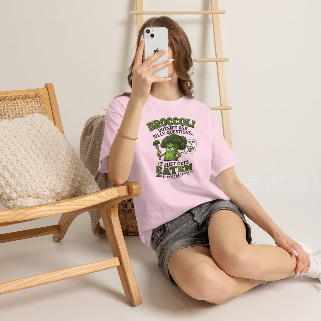 Broccoli head Unisex Heavy Cotton Tee