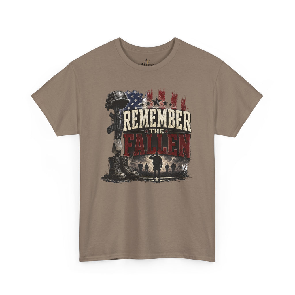 Unisex Heavy Cotton Tee   Military remember the Fallen