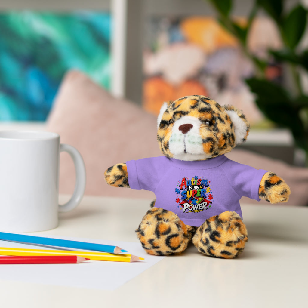 Kids Stuffed Animal with Autism T-Shirt