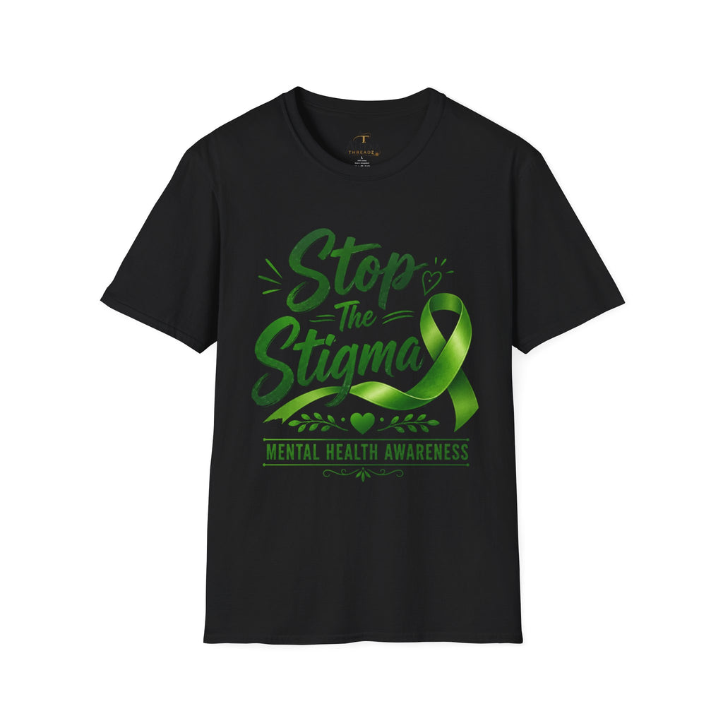 Stop The Stigma Mental Health Unisex Softstyle T-Shirt