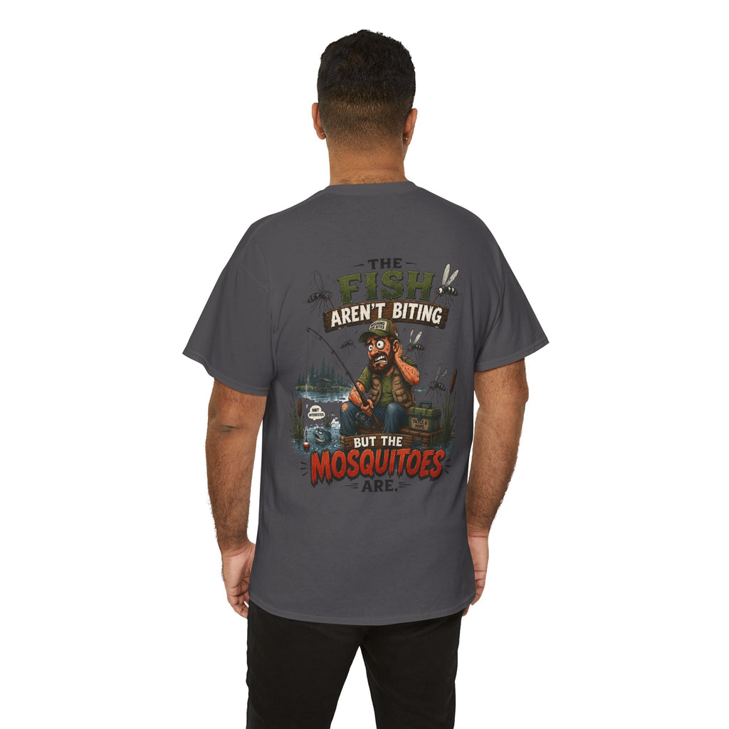 The Fish Ain't Biting Unisex Heavy Cotton Tee