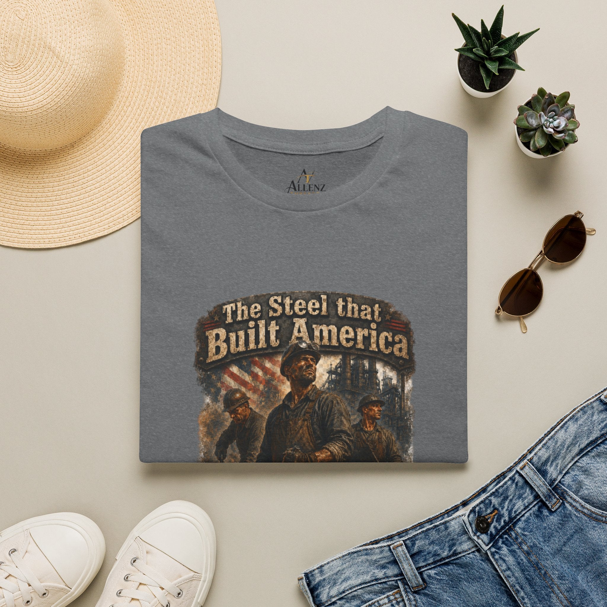 The Steel That Built America Unisex Softstyle T-Shirt