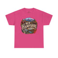 Unisex Heavy Cotton Tee🏔️ New Hampshire – Granite State Adventure and Autumn Beauty 🍁🫎