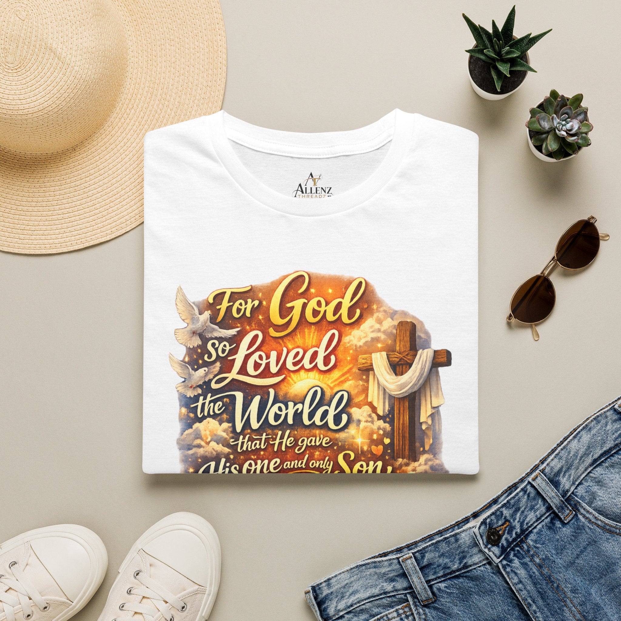 For God So Loved The World Unisex Softstyle T-Shirt