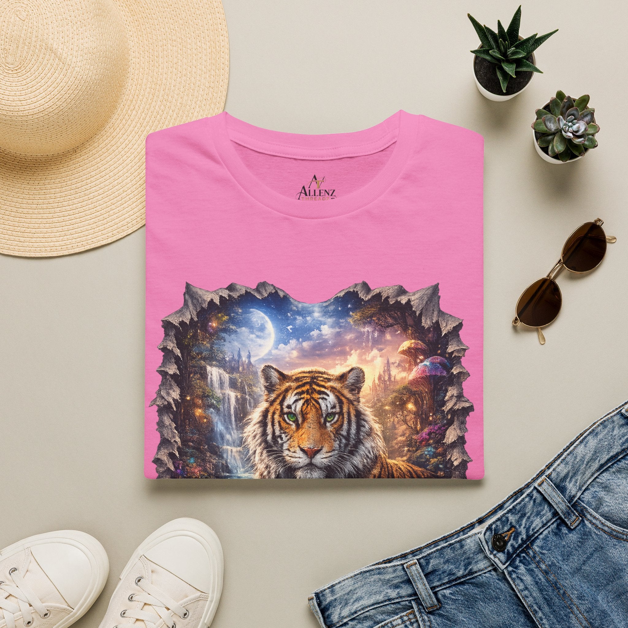 Unisex Softstyle T-Shirt -Fantasy Bengal tiger
