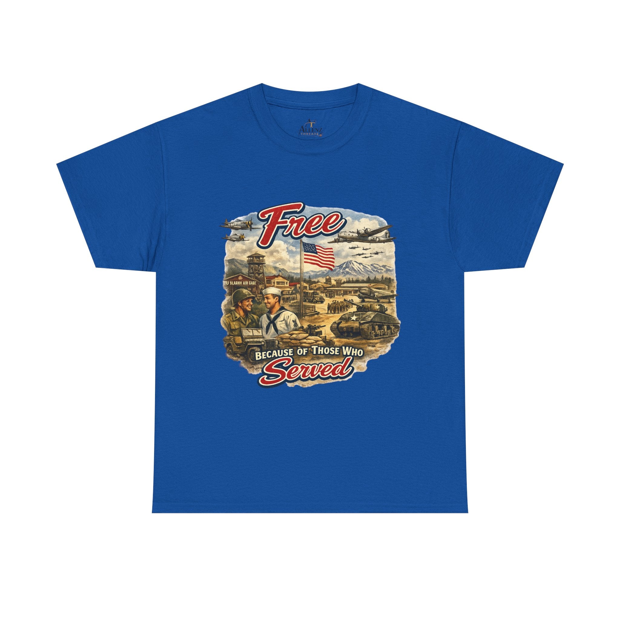 Unisex Heavy Cotton Tee - free because of who served