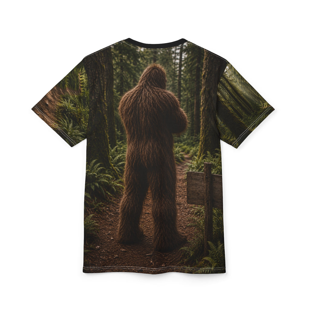 Unisex Cut & Sew Tee (AOP)  Grumpy Sasquatch