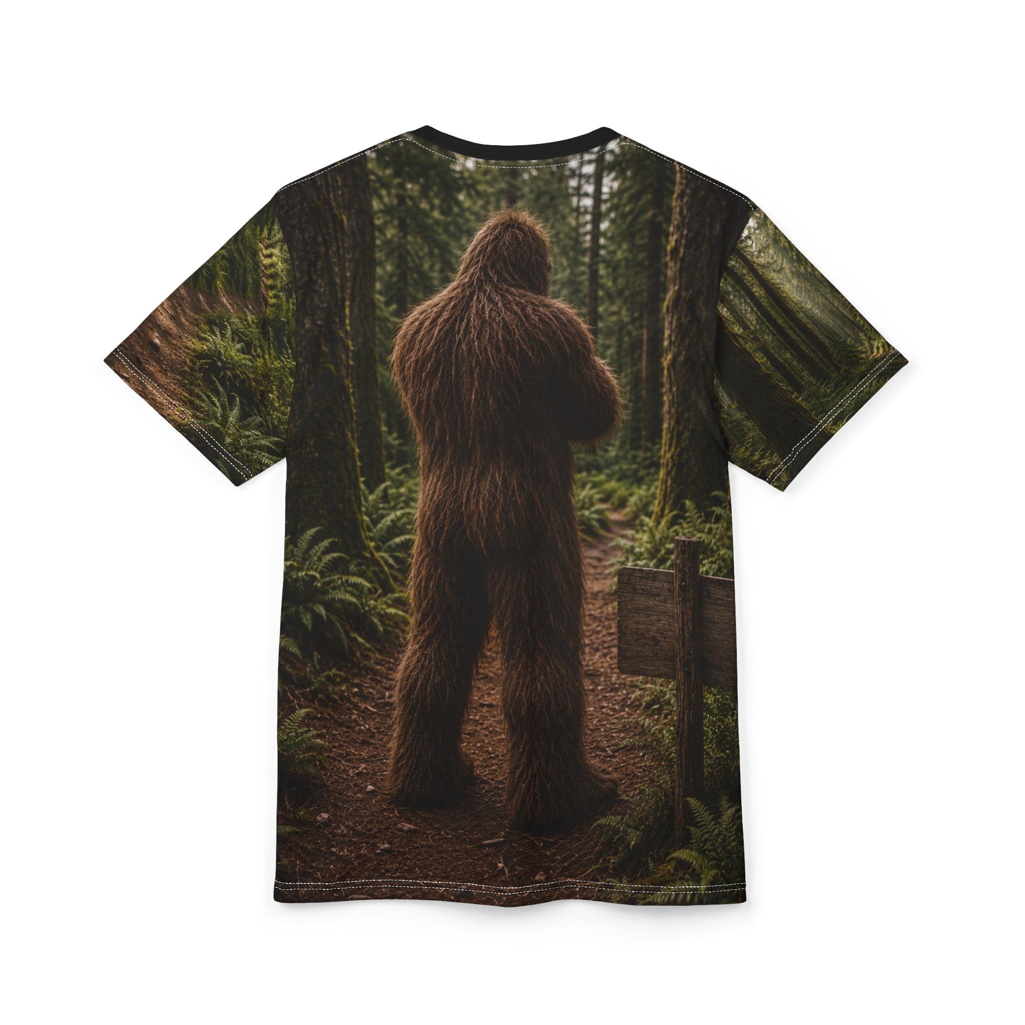 Unisex Cut & Sew Tee (AOP)  Grumpy Sasquatch