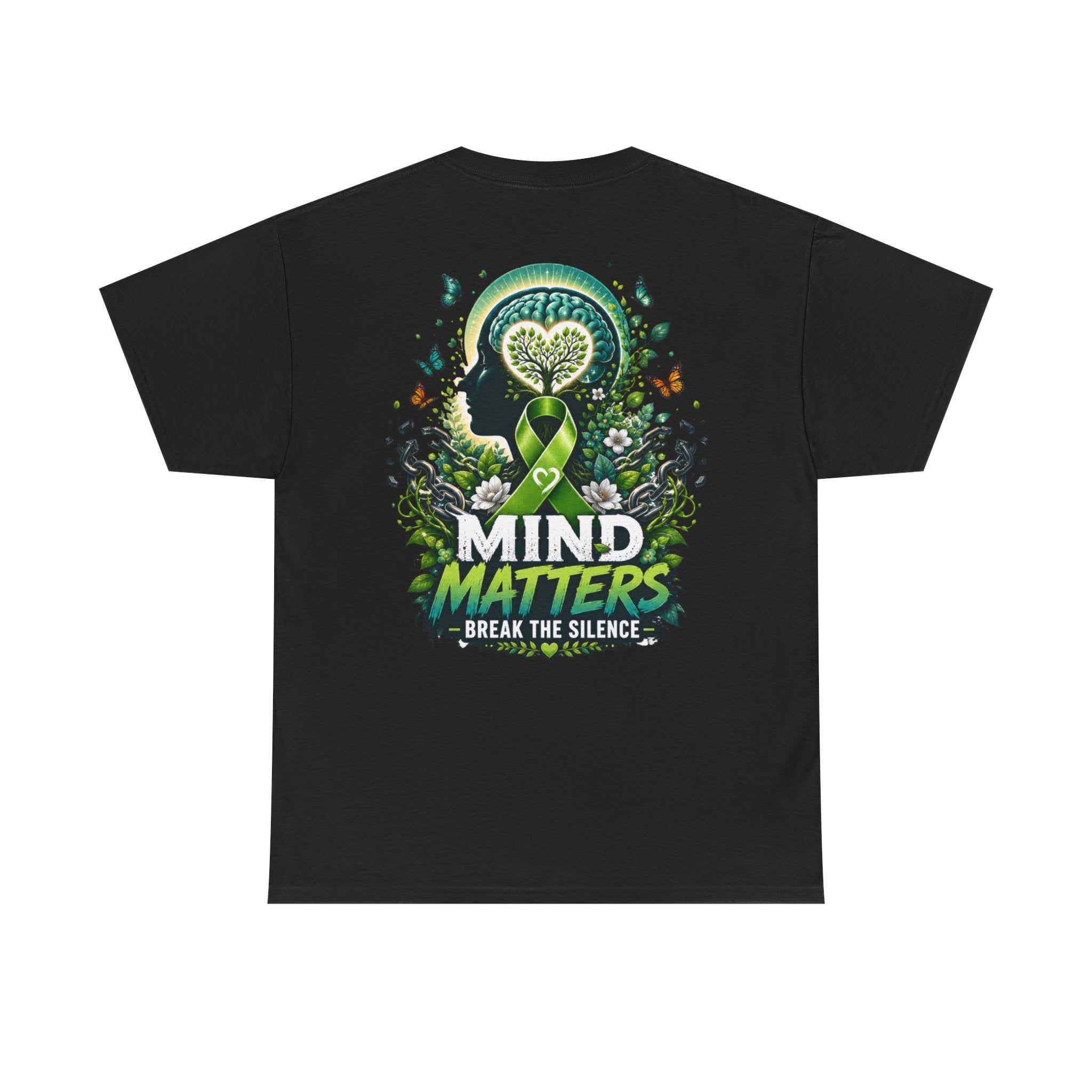 Break the Silence Mental Health Unisex Heavy Cotton Tee