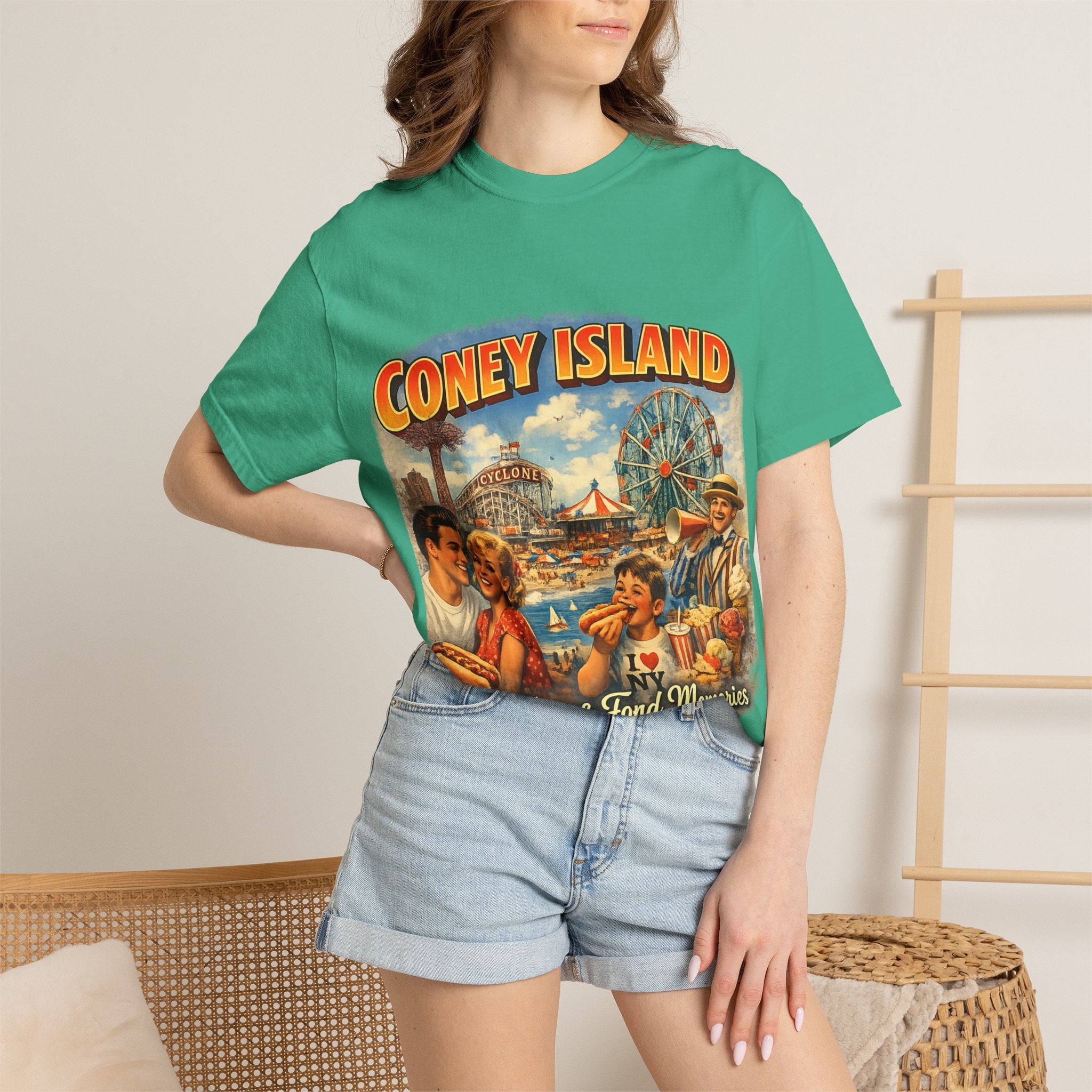 Coney Island Retro Graphic T-Shirt — "Good Times & Fond Memories"