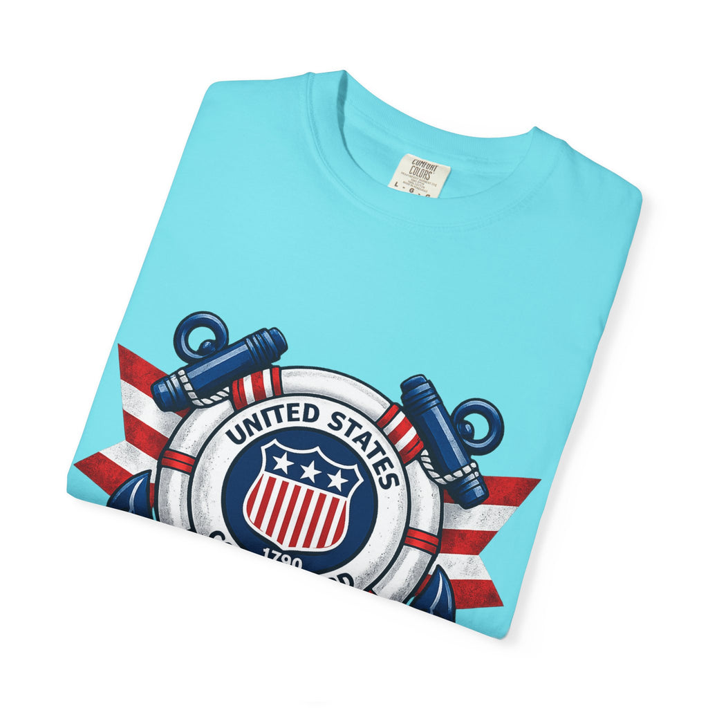US Coast Guard “Semper Paratus” Emblem T-Shirt — Always Ready Patriotic Tee