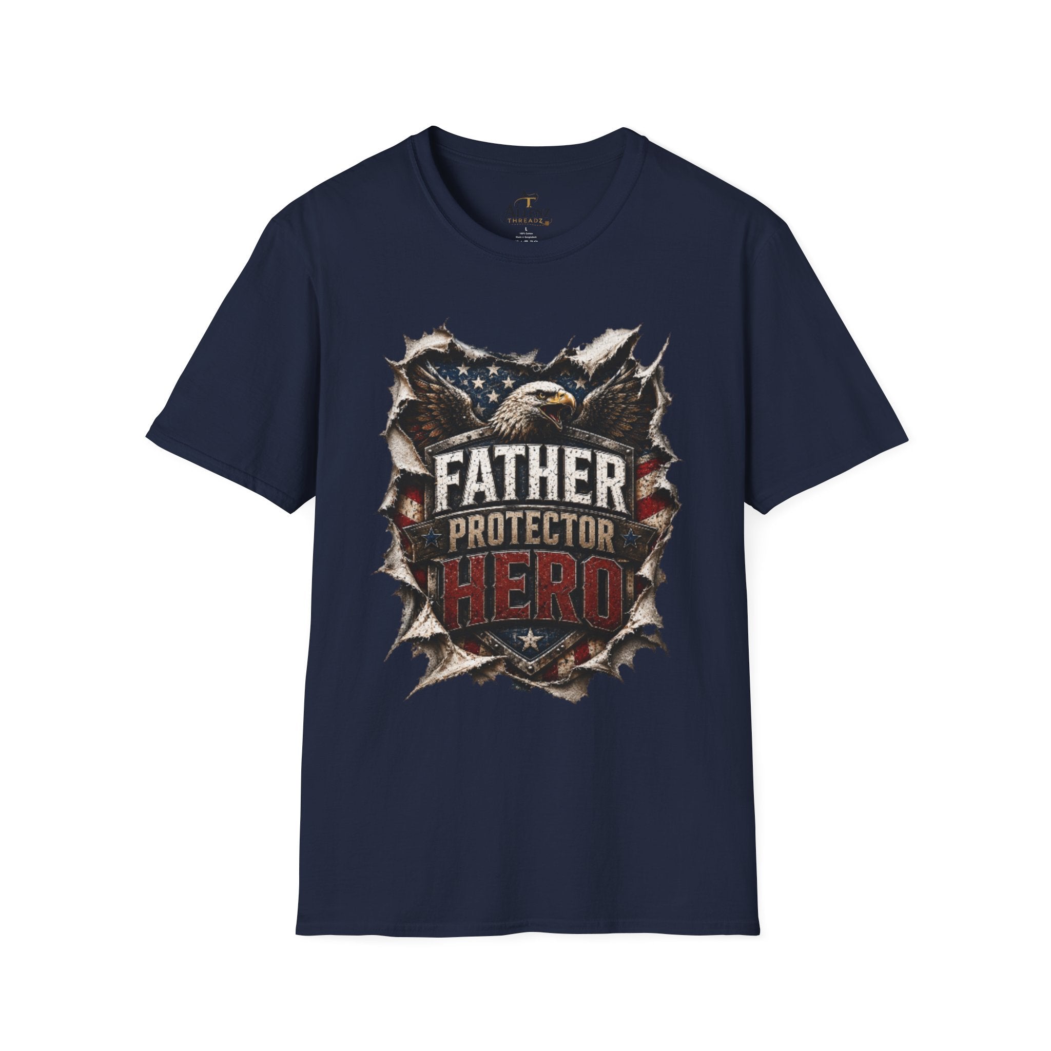 Father Protector Hero Unisex Softstyle T-Shirt