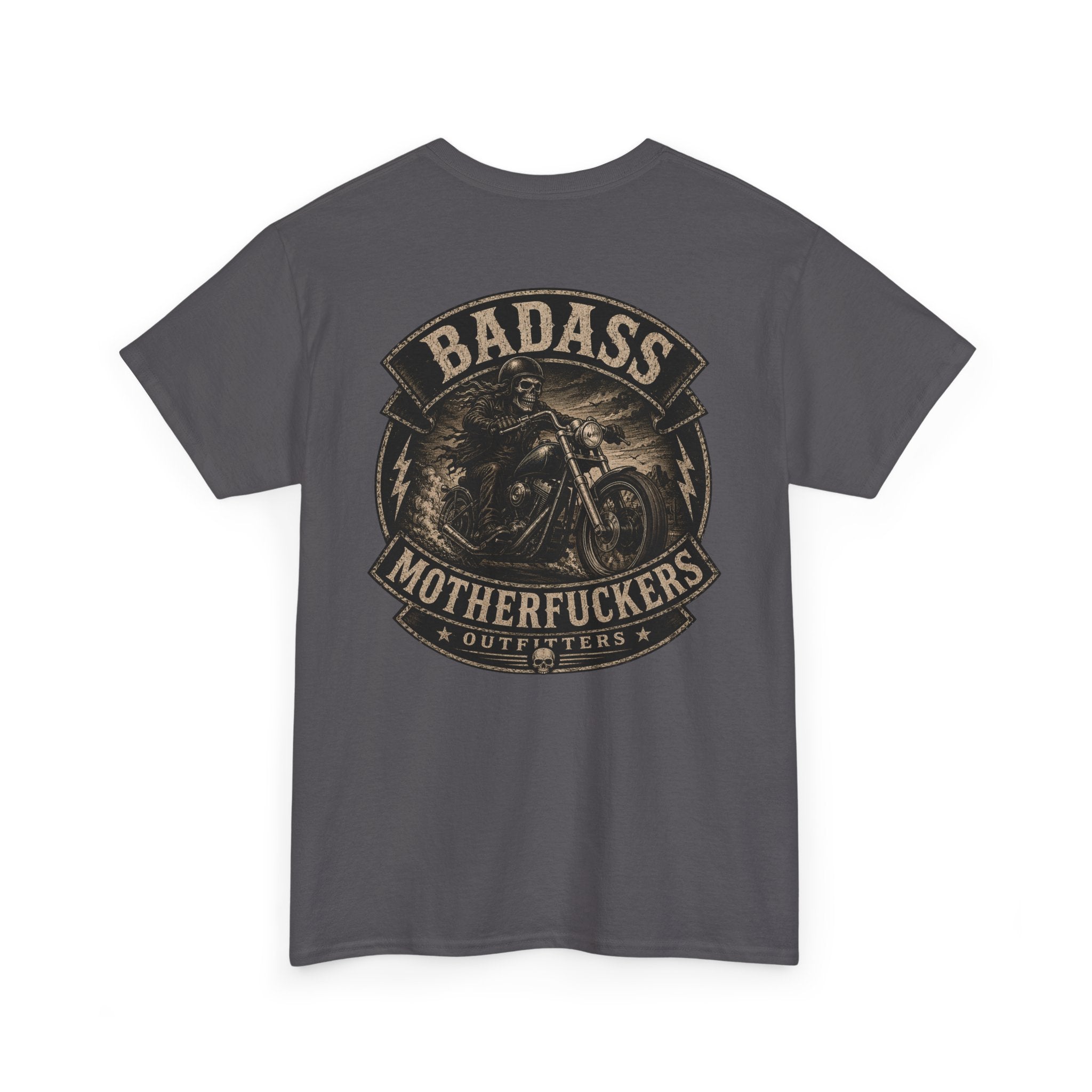 Badass Motherfu.... Bike Unisex Heavy Cotton Tee