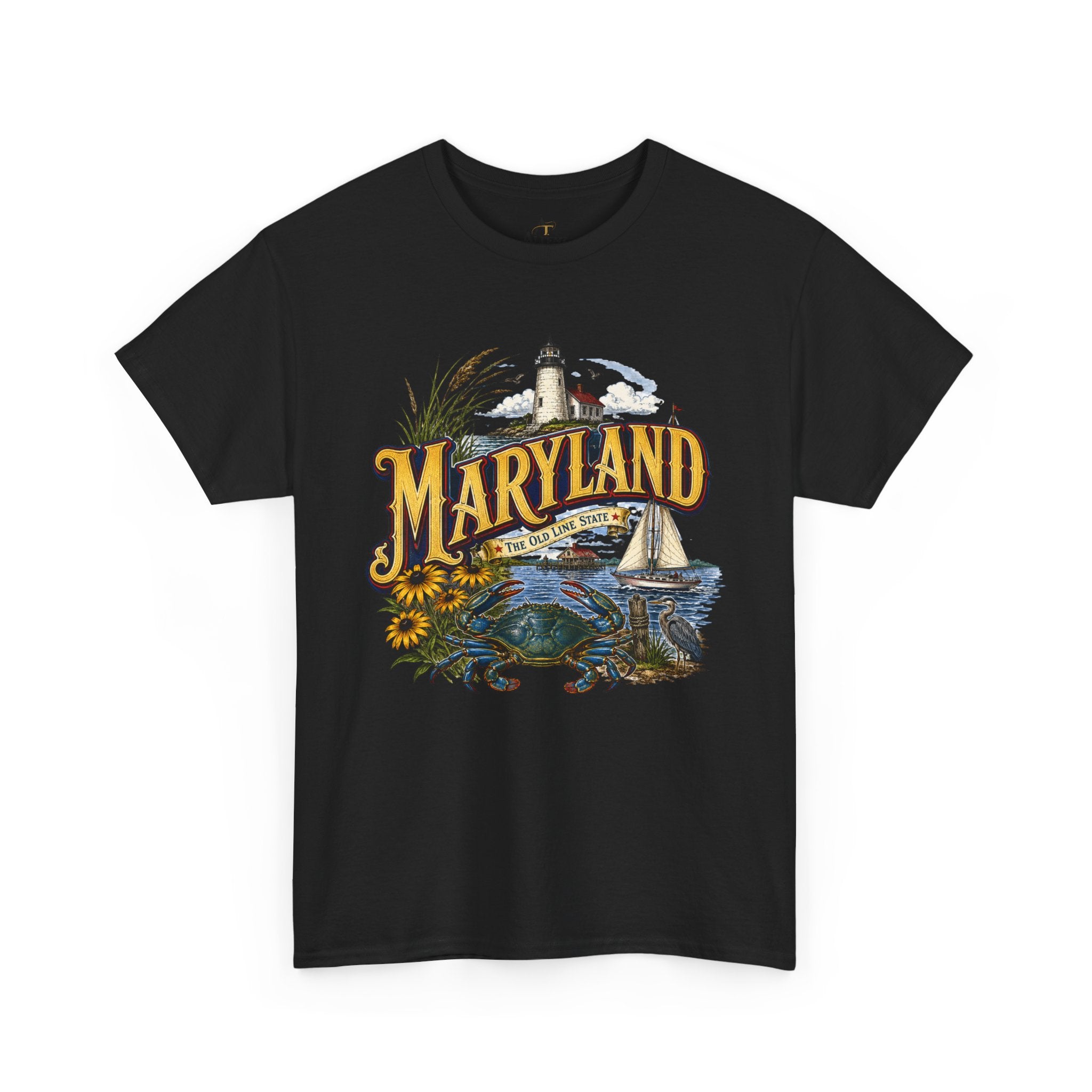 Unisex Heavy Cotton Tee🦀 Maryland – Coastal Pride and Chesapeake Charm 🦀