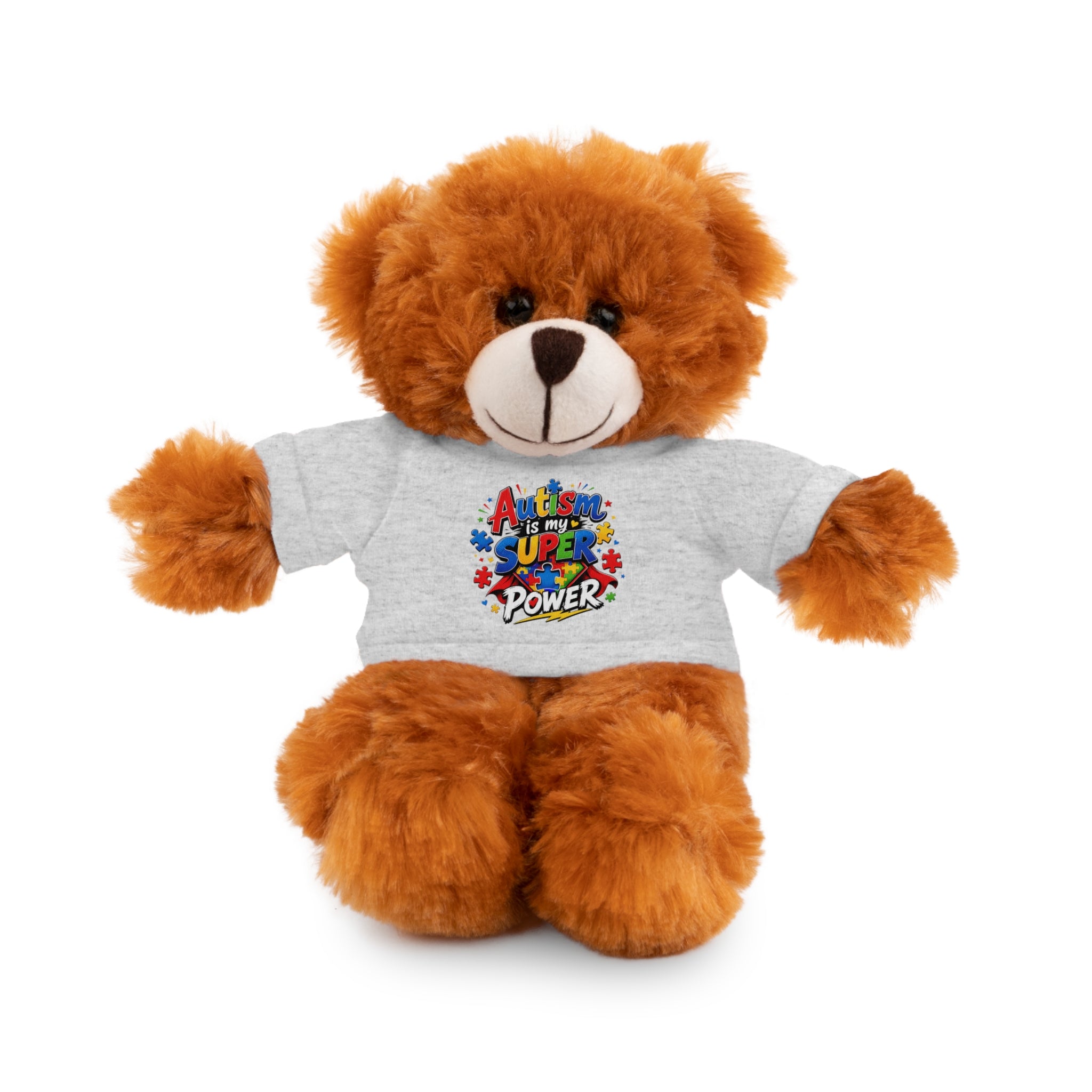 Kids Stuffed Animal with Autism T-Shirt