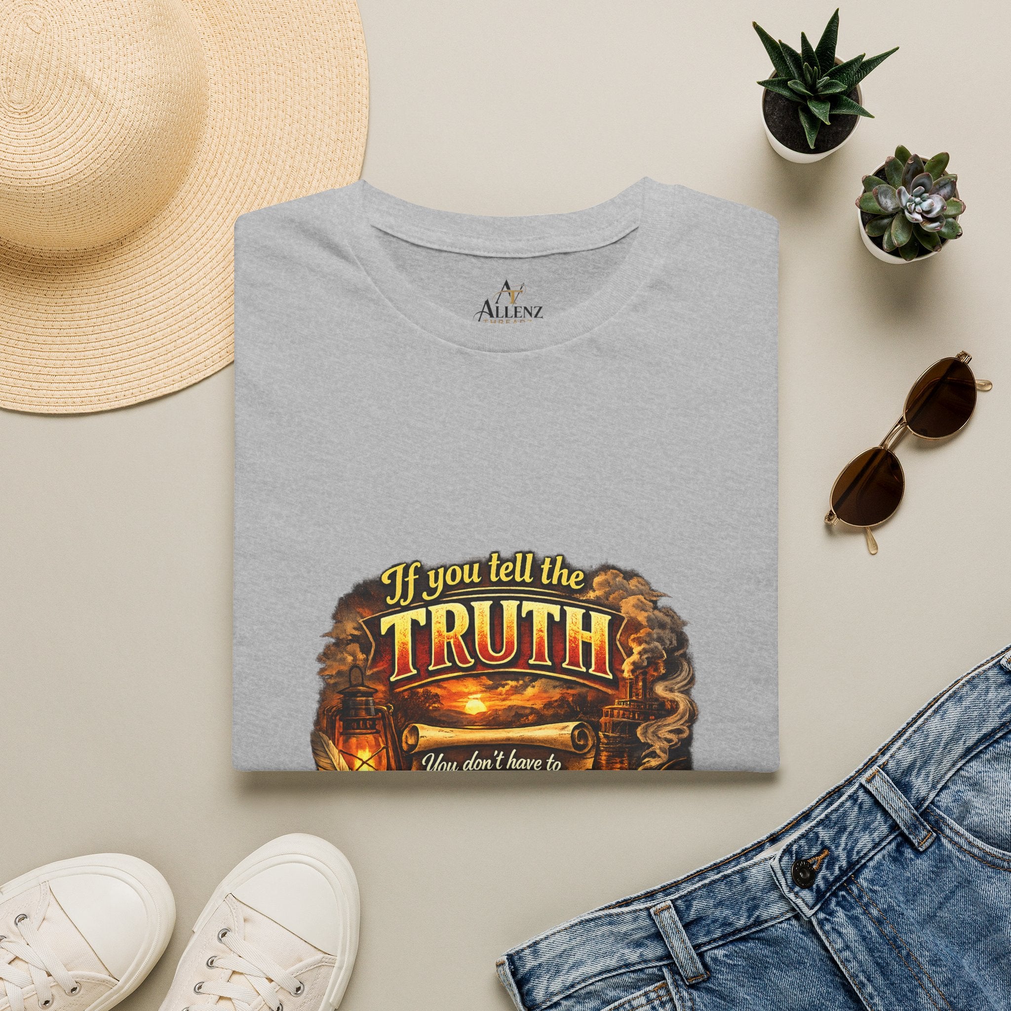 If you tell the truth Unisex Softstyle T-Shirt