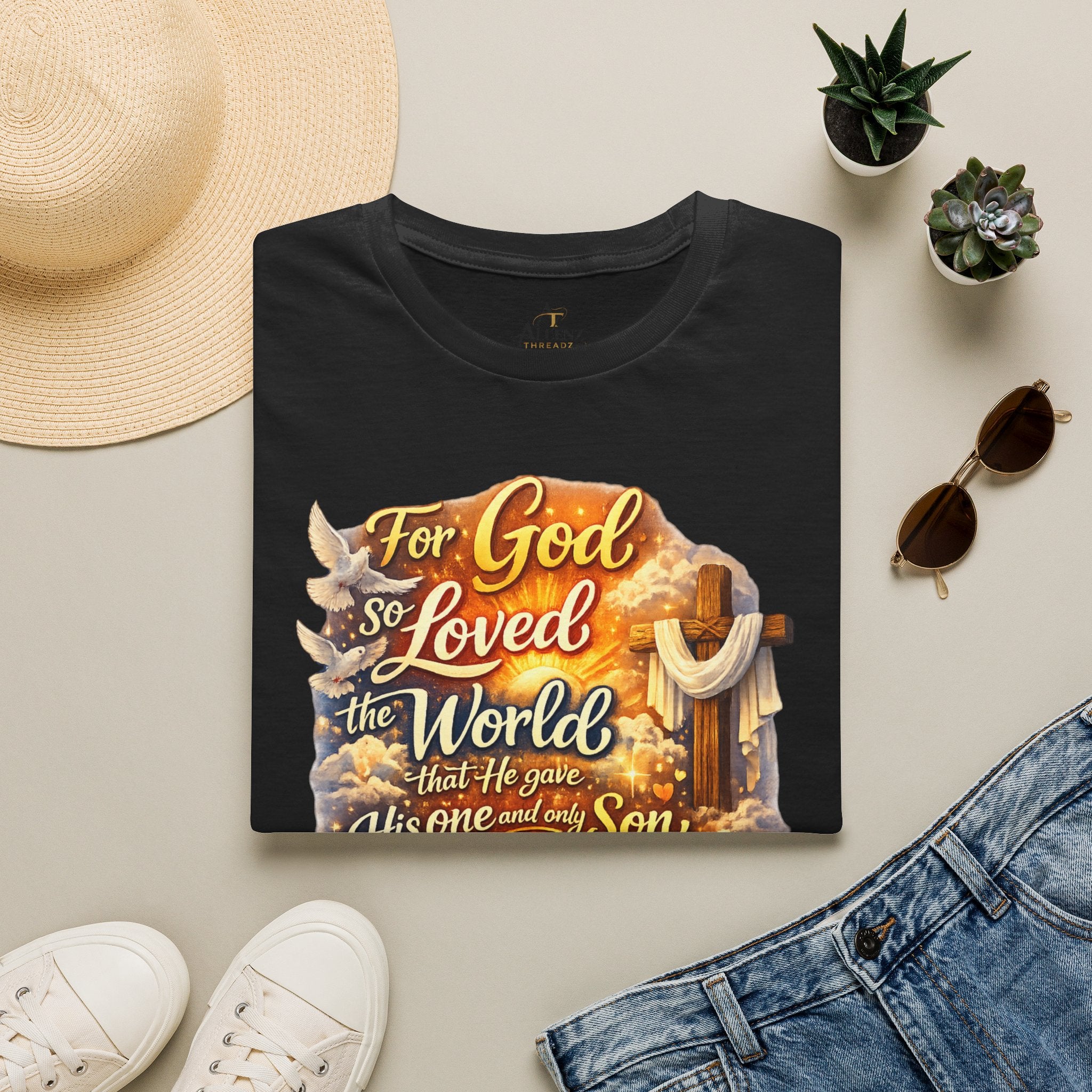 For God So Loved The World Unisex Softstyle T-Shirt