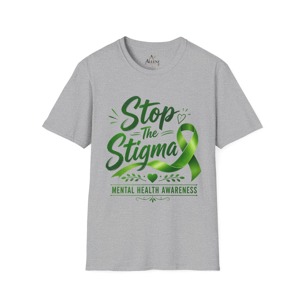 Stop The Stigma Mental Health Unisex Softstyle T-Shirt