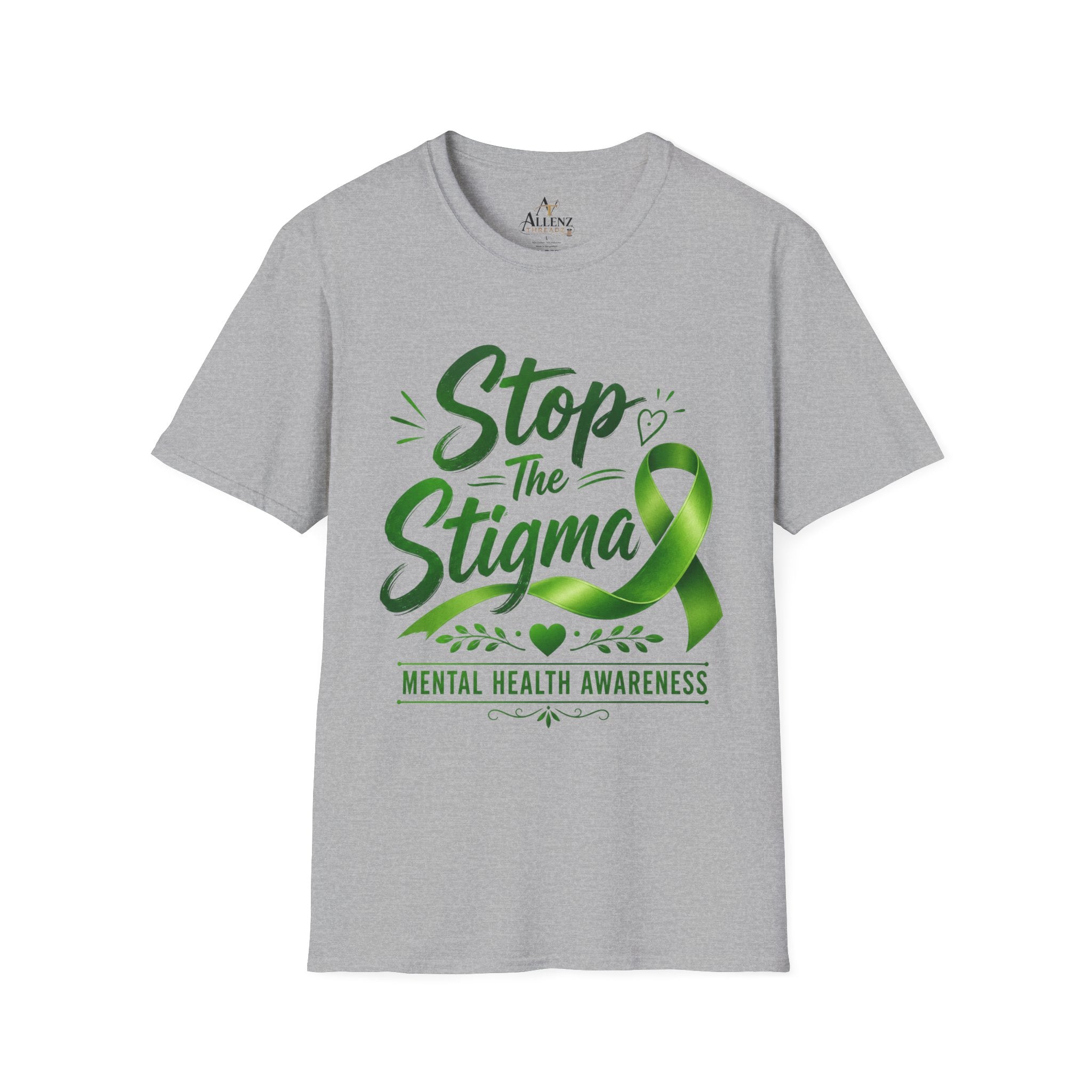 Stop The Stigma Mental Health Unisex Softstyle T-Shirt