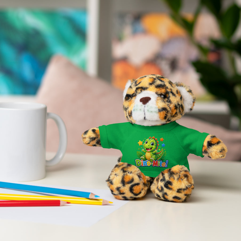 Kids Stuffed Animal with Dino-Mite T-Shirt