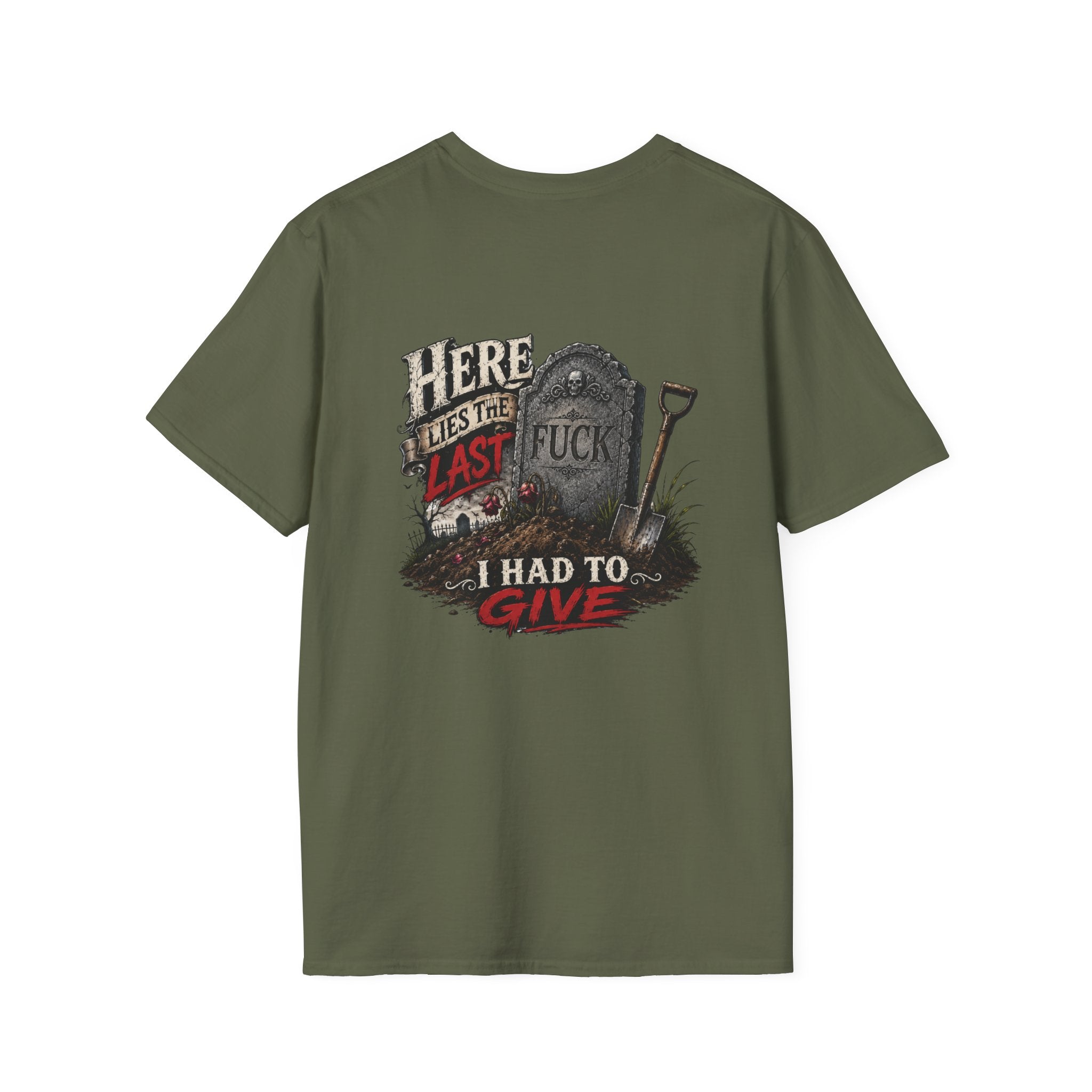 Here Lies Unisex Softstyle T-Shirt