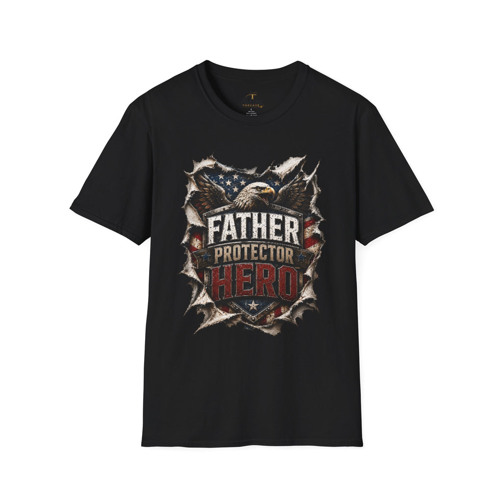 Father Protector Hero Unisex Softstyle T-Shirt