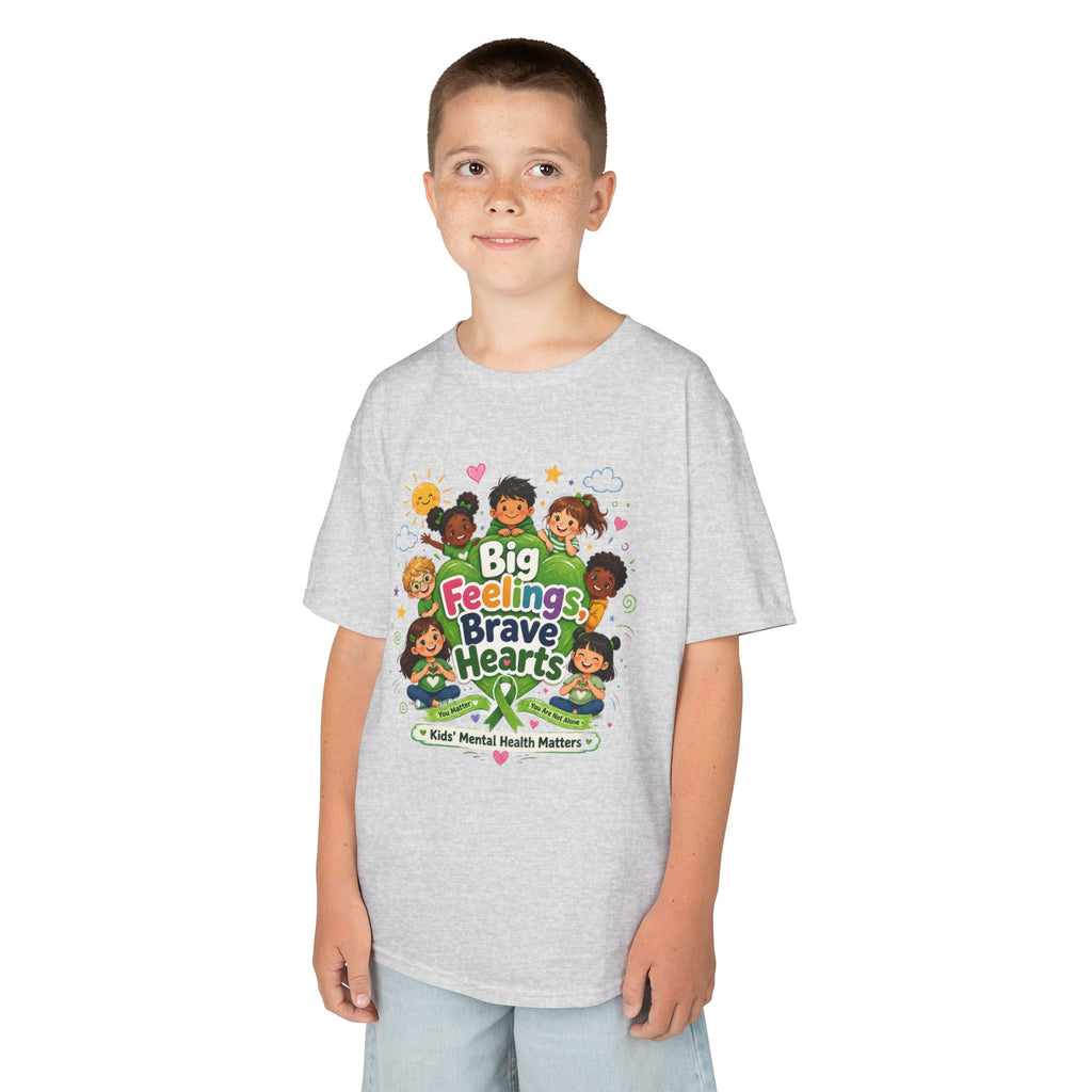 Brave Hearts Mental Health Kids Heavy Cotton™ Tee