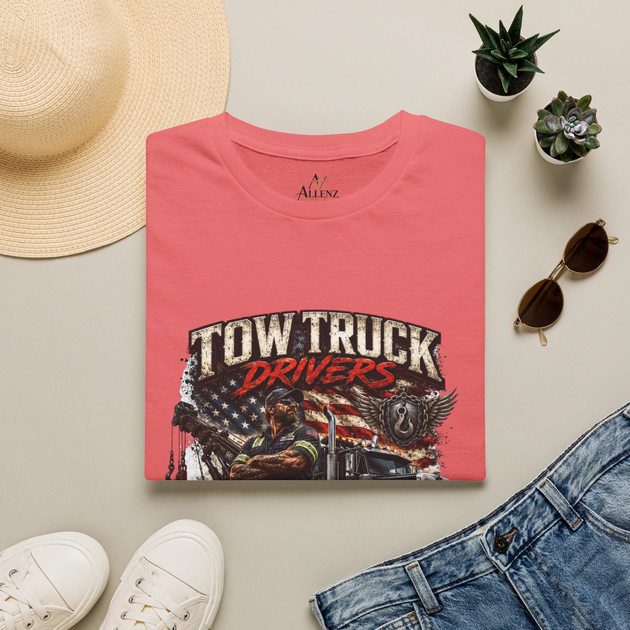 Tow Truck Driver Unisex Softstyle T-Shirt