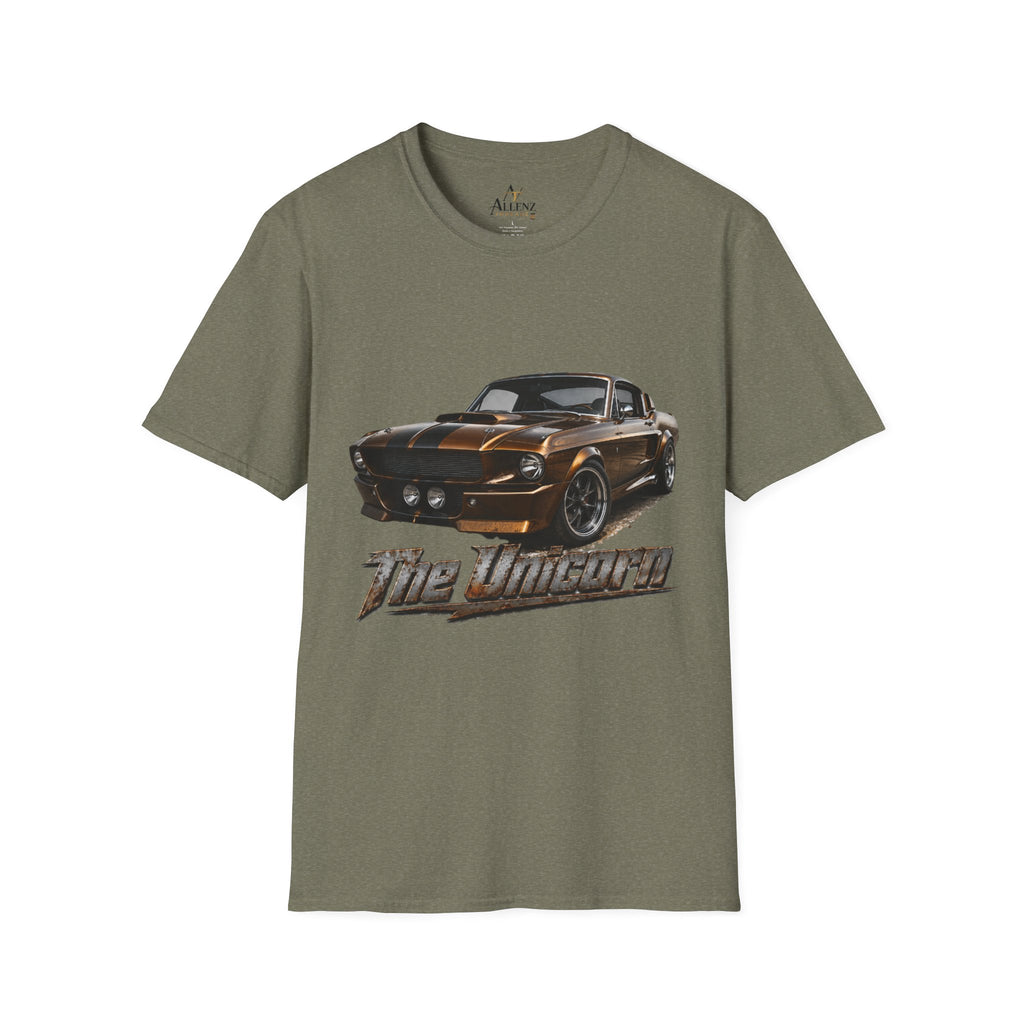 The Unicorn 67 Mustang Unisex Softstyle T-Shirt