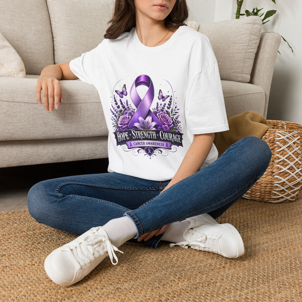 Hope Strength Courage Unisex Softstyle T-Shirt
