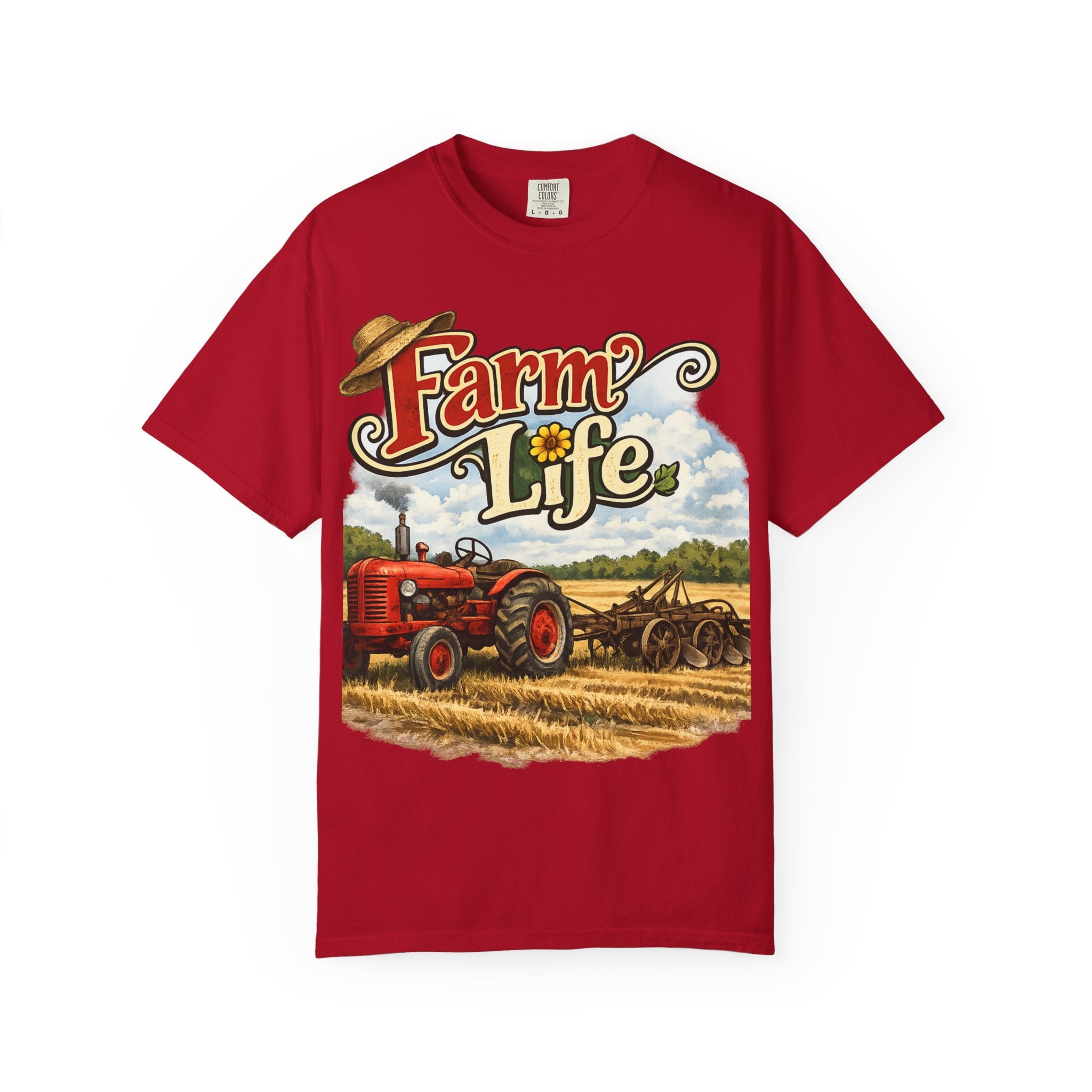 Farm Life T-Shirt — Vintage Tractor Country Graphic Tee