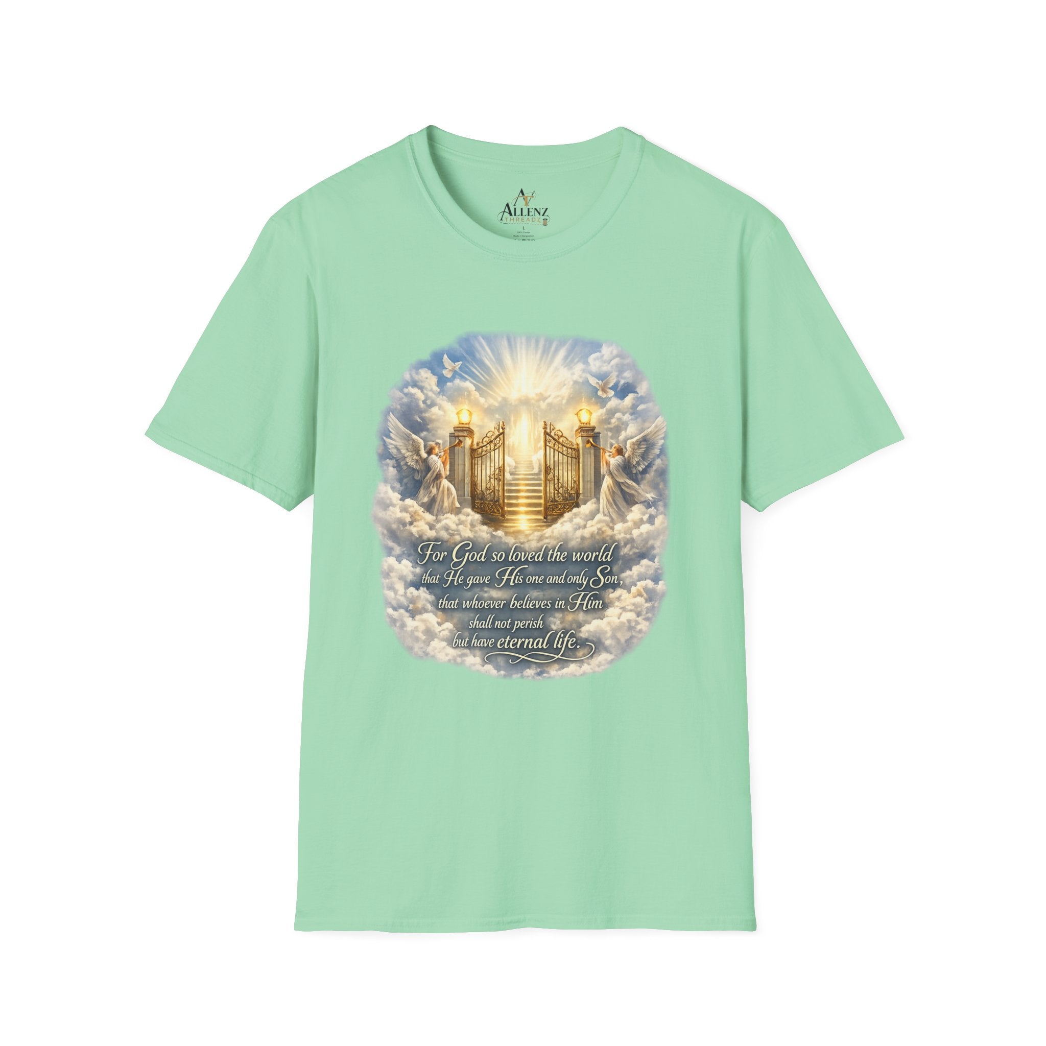 Heavenly Gates T‑Shirt — Inspirational Christian Faith Graphic Tee